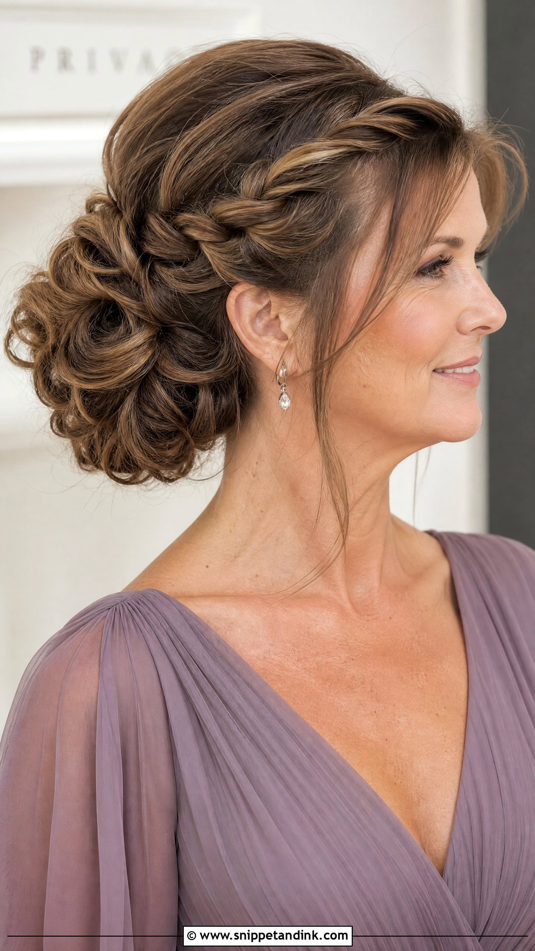 Mother Of The Bride Braided Updo - Snippet and Ink - 20 Mother of the Bride Hairstyles