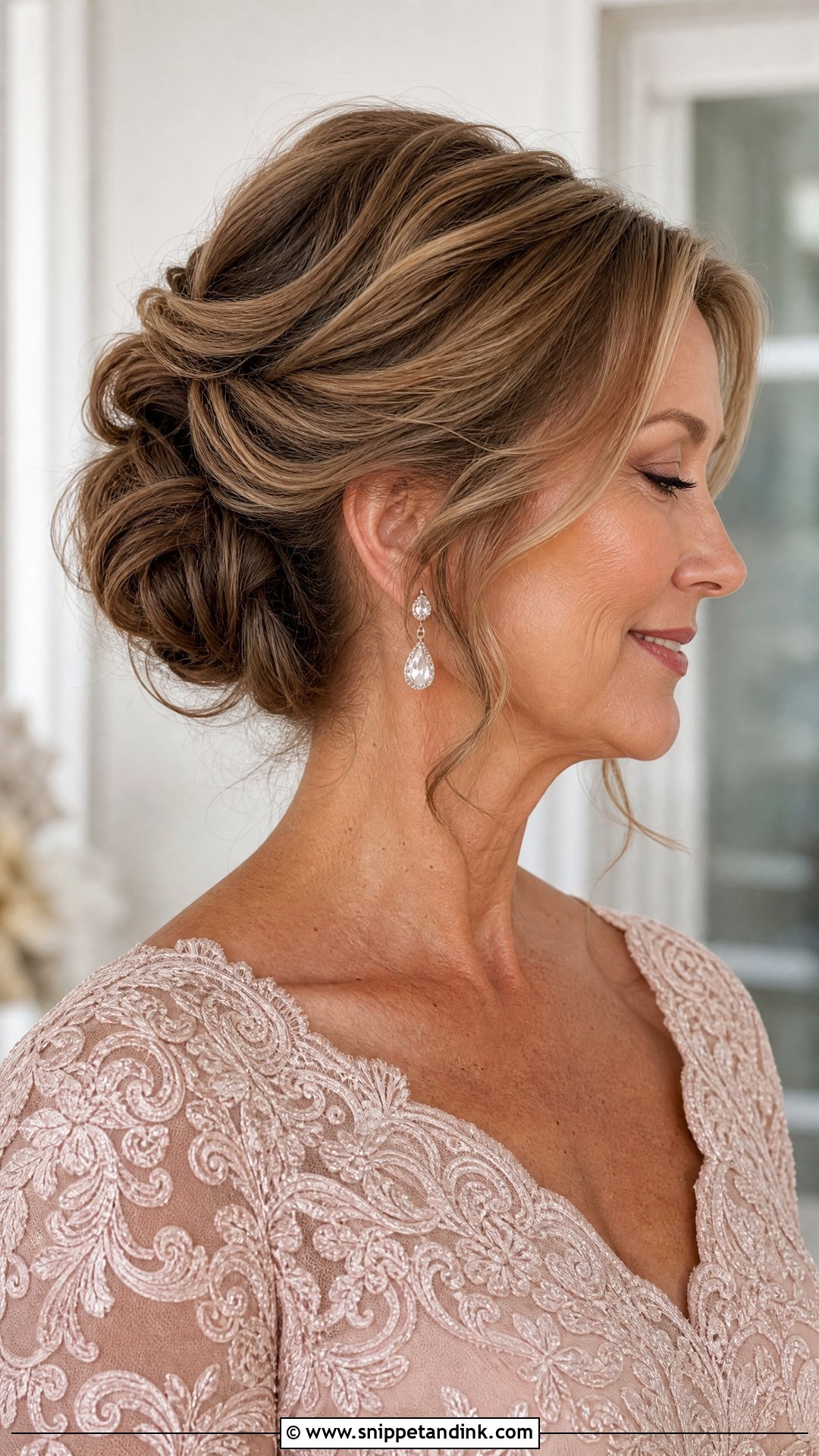 Mother Of The Bride Chignon - Snippet and Ink - 15 Bridal Mom Hairstyles