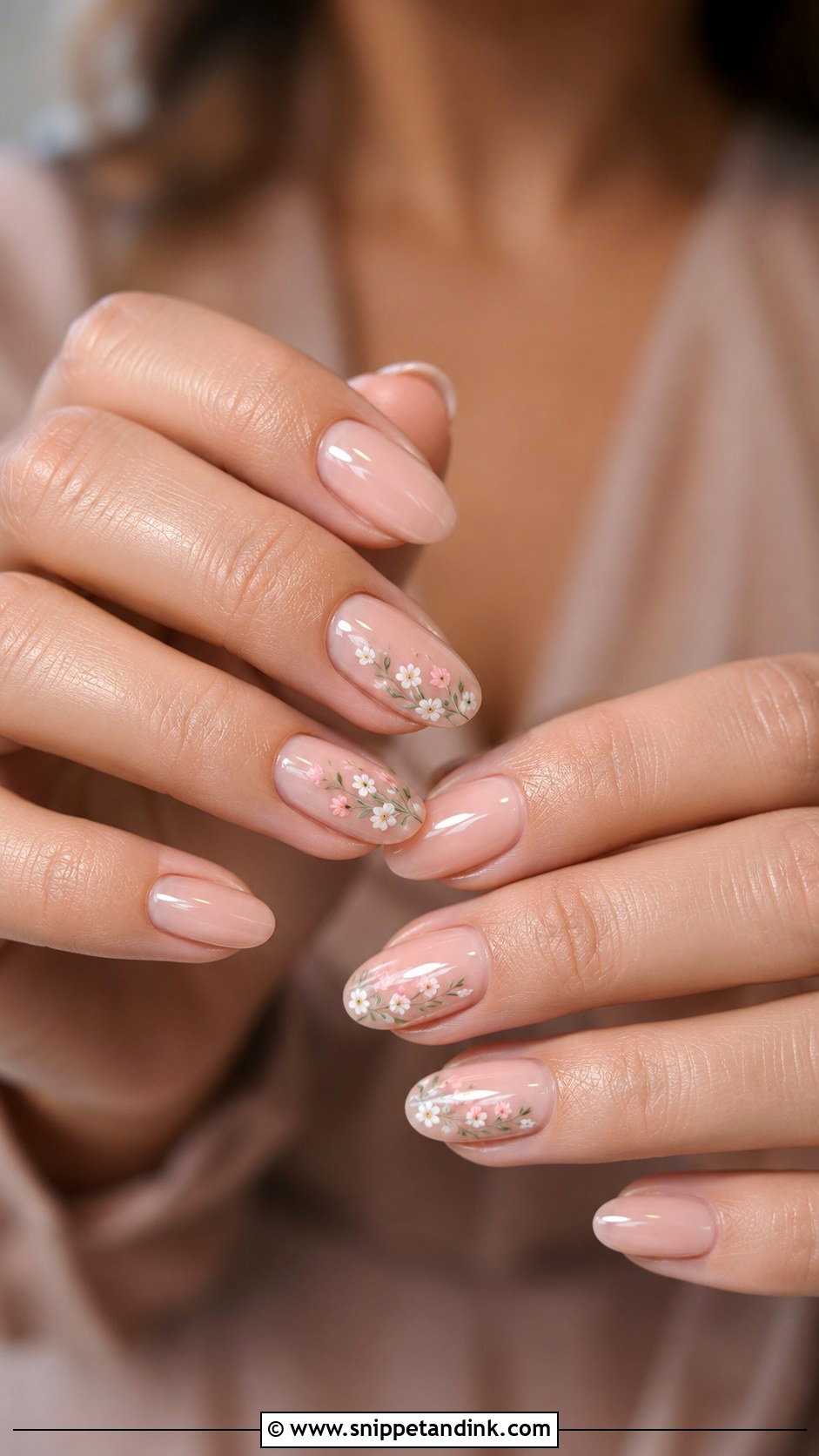 Mother Of The Bride Floral Nails - Snippet and Ink - 20 Mother of the Bride Nails Ideas Mom