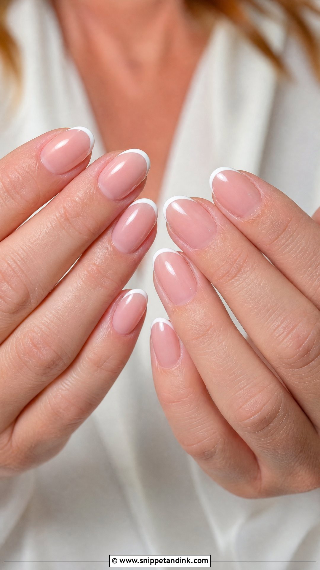 Mother Of The Bride French Tip Nails - Snippet and Ink - 25 Mother of the Bride Nails