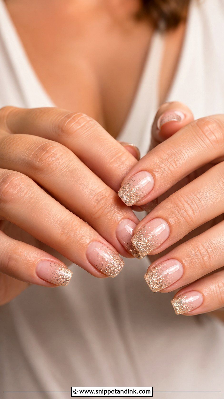 Mother Of The Bride Glitter Ombre Nails - Snippet and Ink - 20 Mother of the Bride Nails Ideas Mom