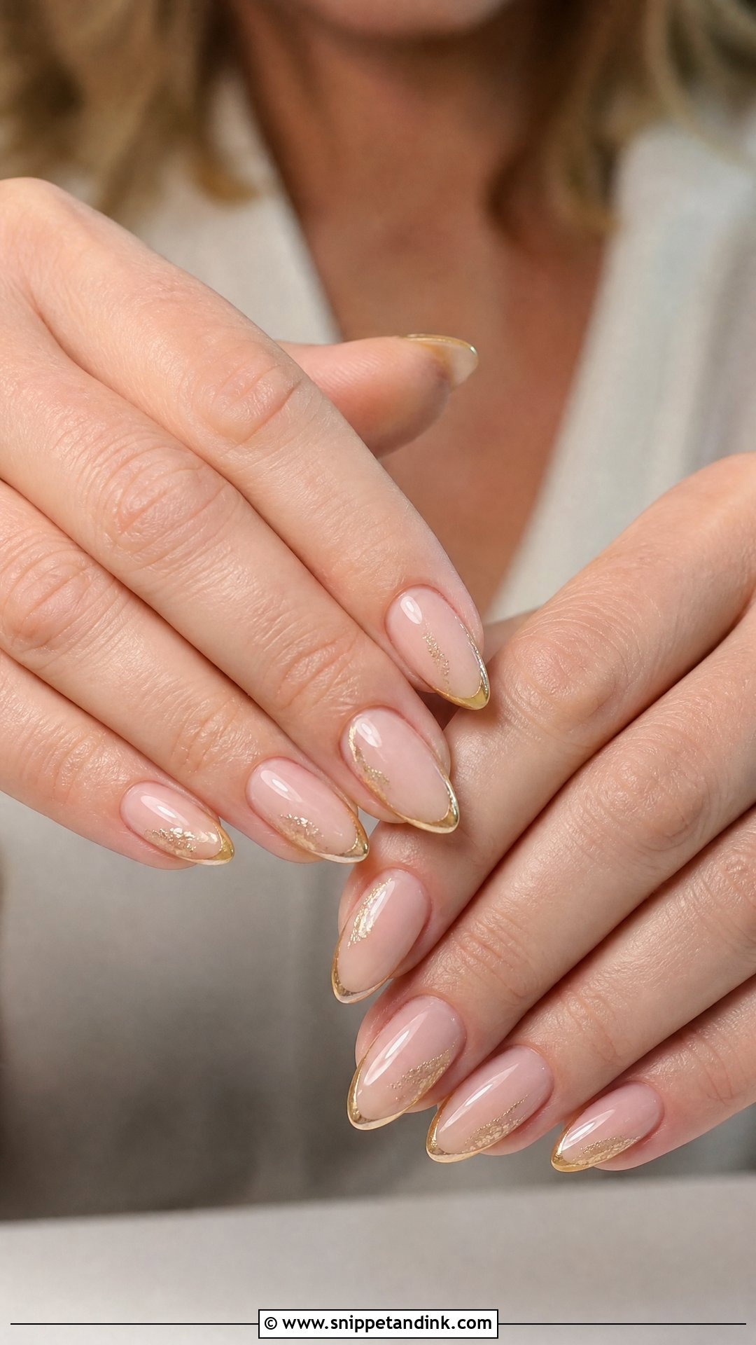 Mother Of The Bride Gold Nails - Snippet and Ink - 25 Mother of the Bride Nails