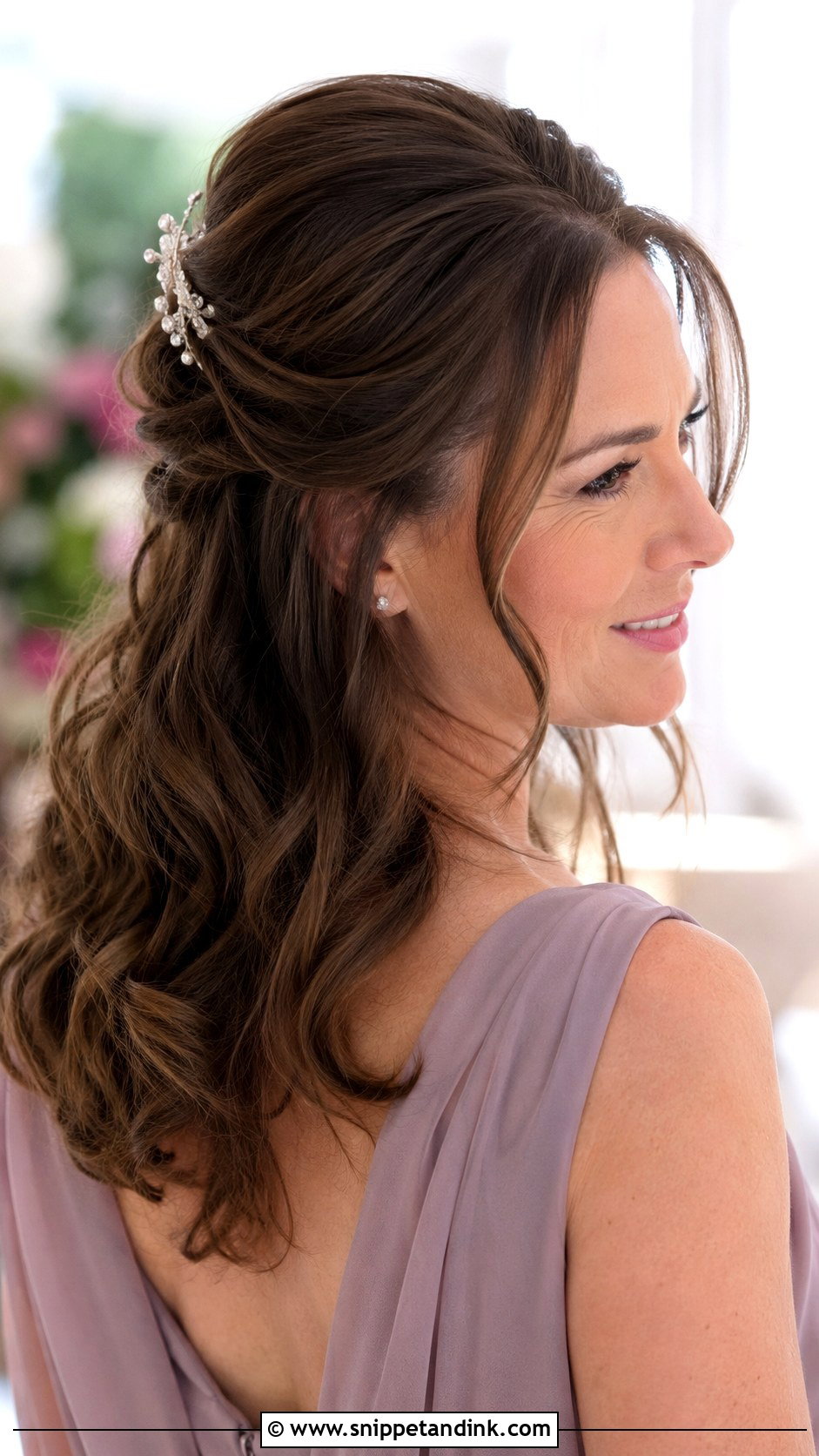 Mother Of The Bride Half Up Half Down - Snippet and Ink - 15 Hair Mother of the Bride Ideas