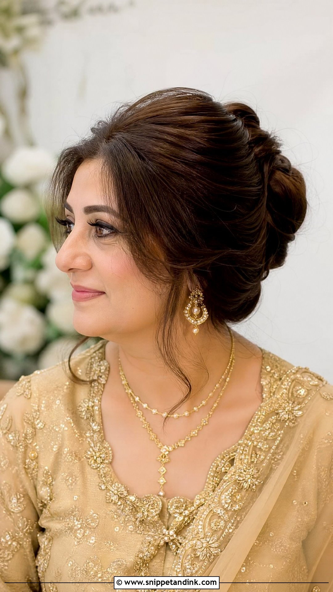 Mother Of The Bride High Bun - Snippet and Ink - 20 Mother of the Bride Hairstyles