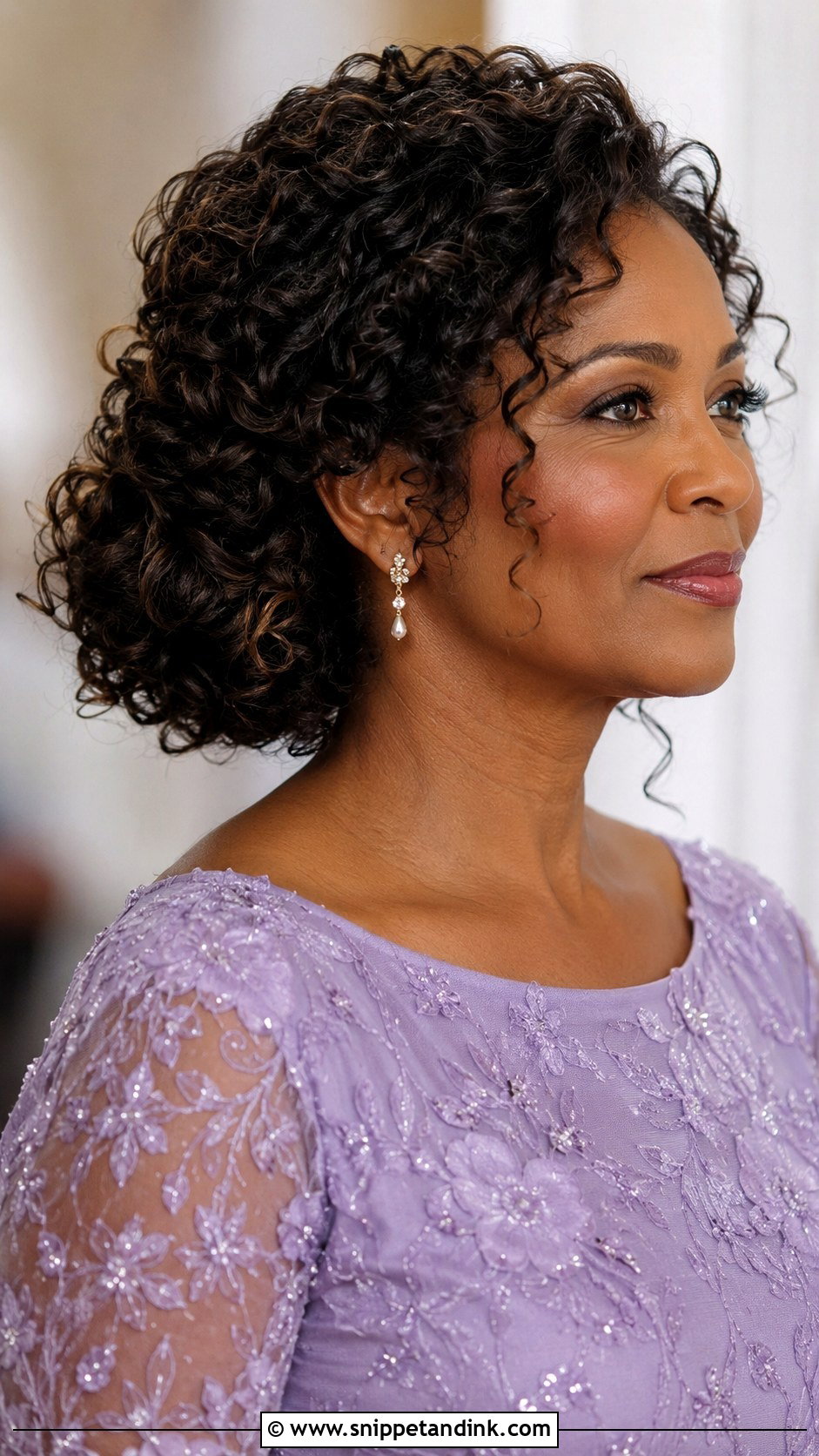 Mother Of The Bride Long Curly Updo - Snippet and Ink - 15 Mother of the Bride Long Hair Hairstyles