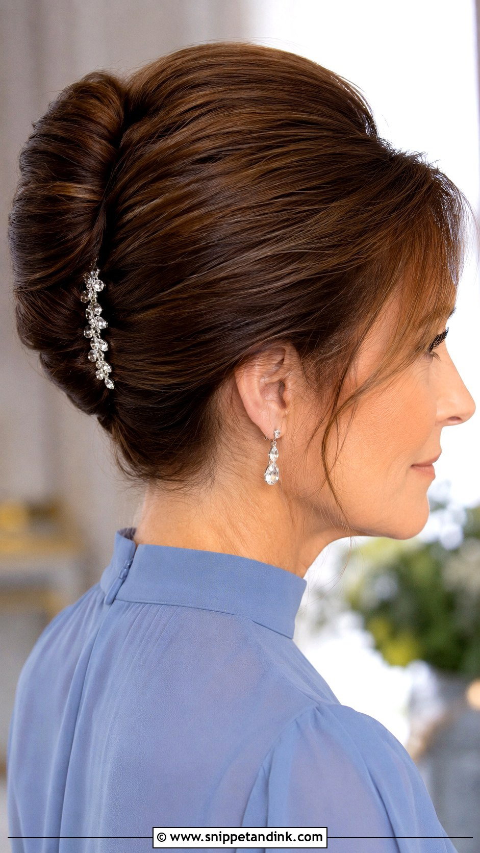 Mother Of The Bride Long Hair French Twist - Snippet and Ink - 15 Mother of the Bride Long Hair Ideas