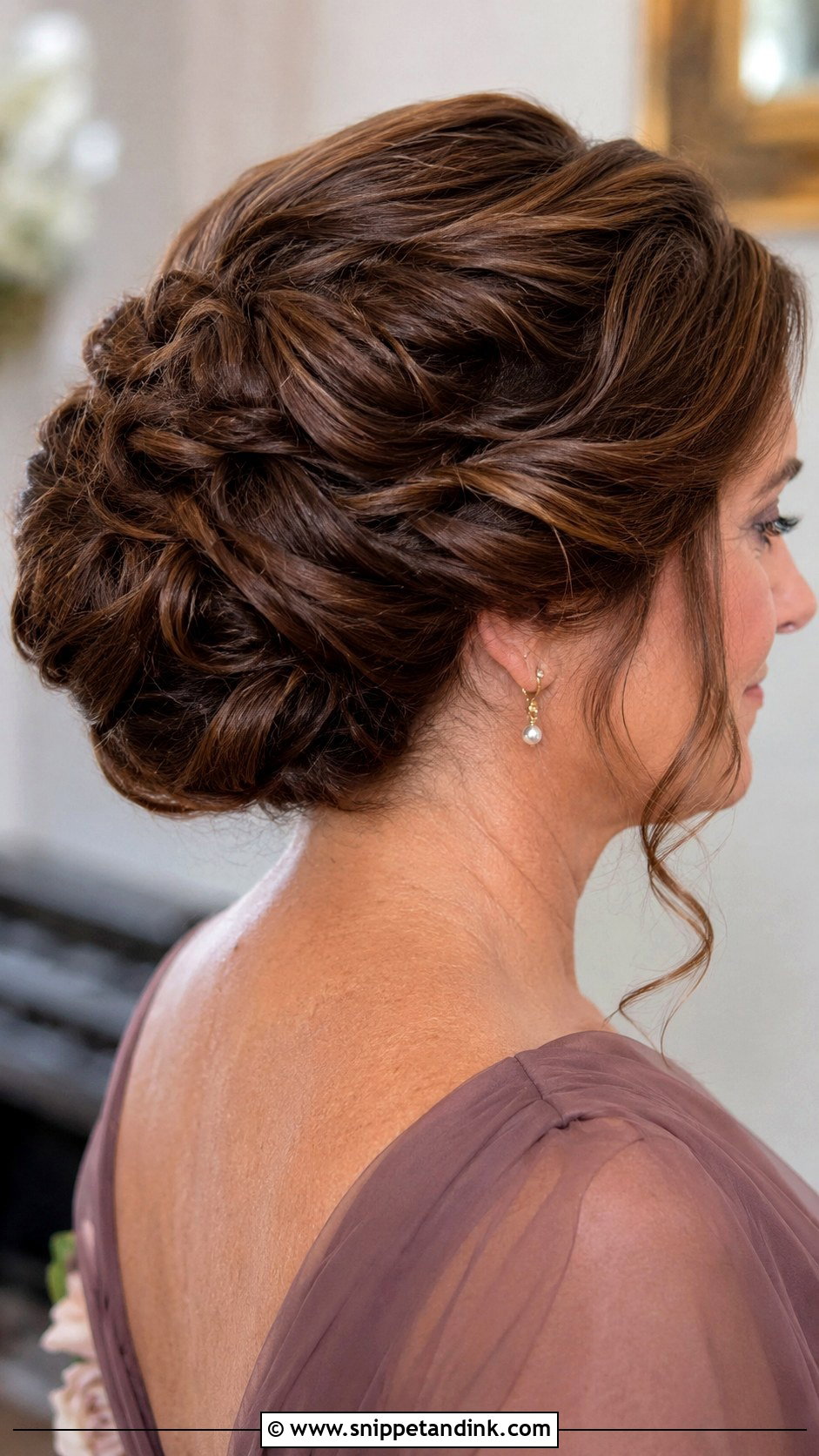 Mother Of The Bride Long Hair Twisted Updo - Snippet and Ink - 15 Mother of the Bride Long Hair Ideas