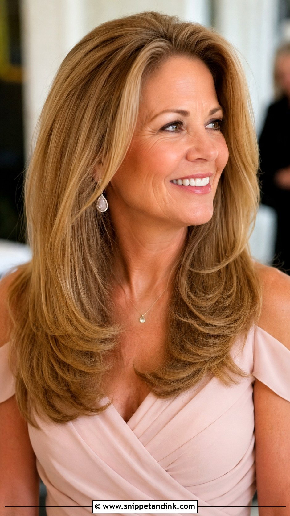 Mother Of The Bride Long Hair Voluminous Blowout - Snippet and Ink - 15 Mother of the Bride Long Hair Ideas