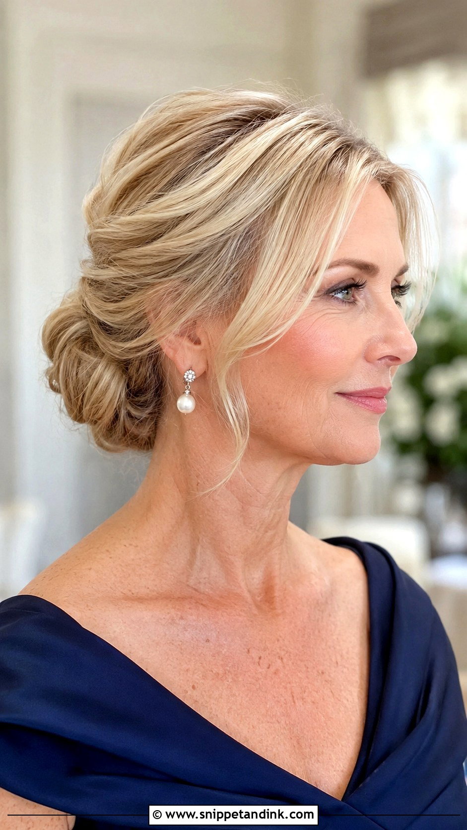 Mother Of The Bride Low Chignon - Snippet and Ink - 15 Hairstyles for Mom of the Bride