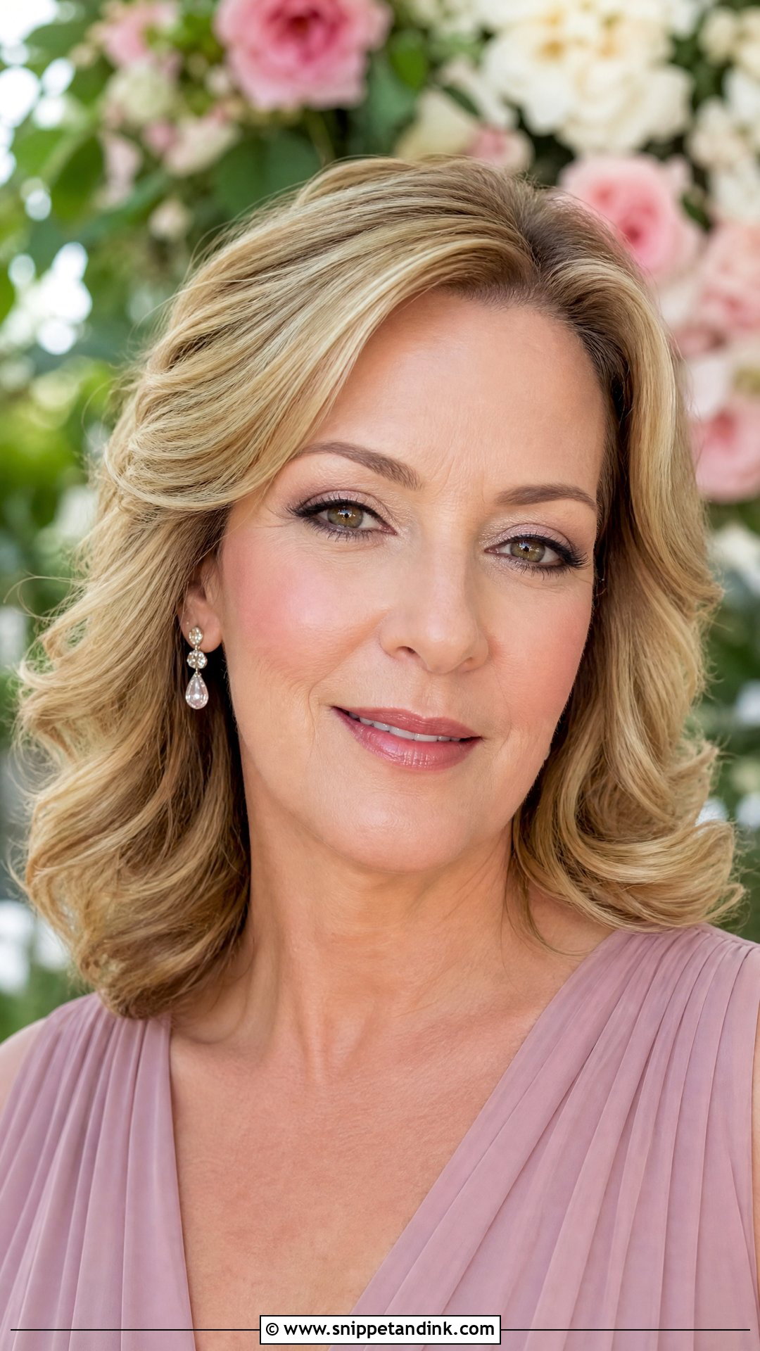 Mother Of The Bride Makeup With Pink Lip - Snippet and Ink - 30 Mother of the Bride Makeup Ideas