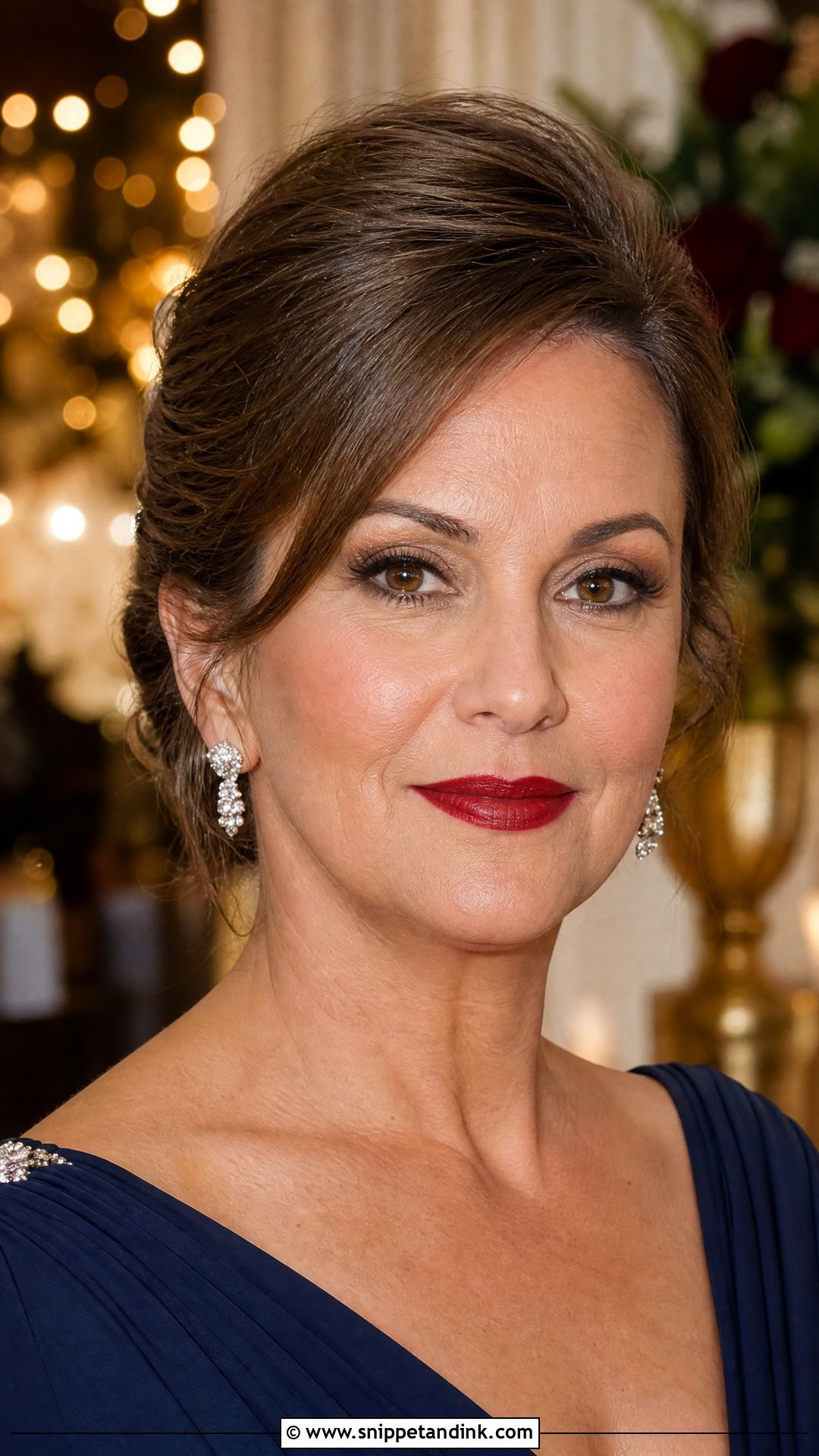 Mother Of The Bride Makeup With Red Lip - Snippet and Ink - 30 Mother of the Bride Makeup Ideas