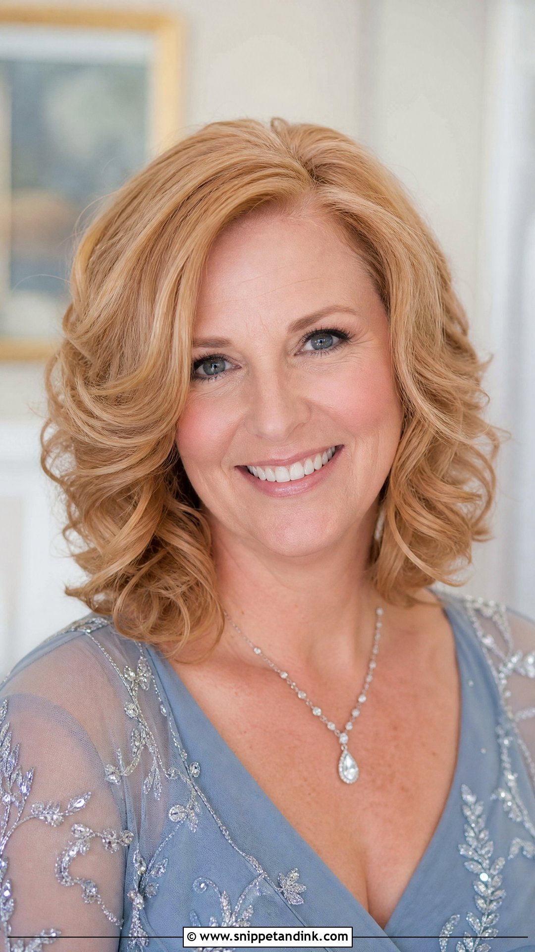 Mother Of The Bride Medium Length Curls - Snippet and Ink - 20 Mother of the Bride Hairstyles