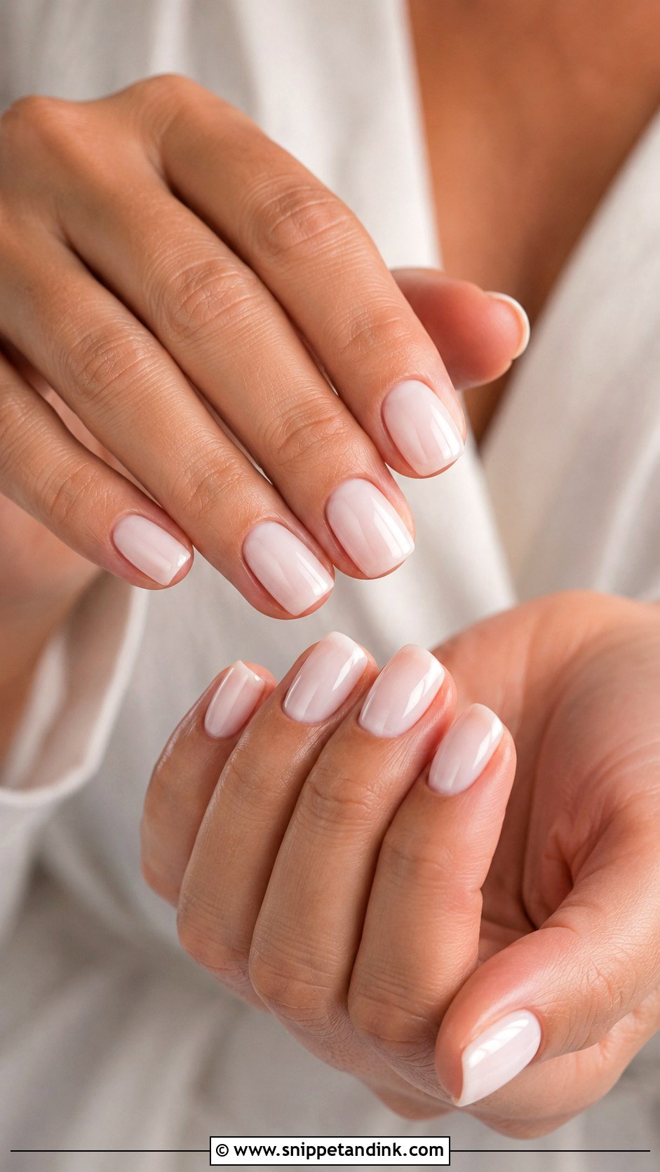Mother Of The Bride Milky White Nails - Snippet and Ink - 20 Mother of the Bride Nails Ideas Mom