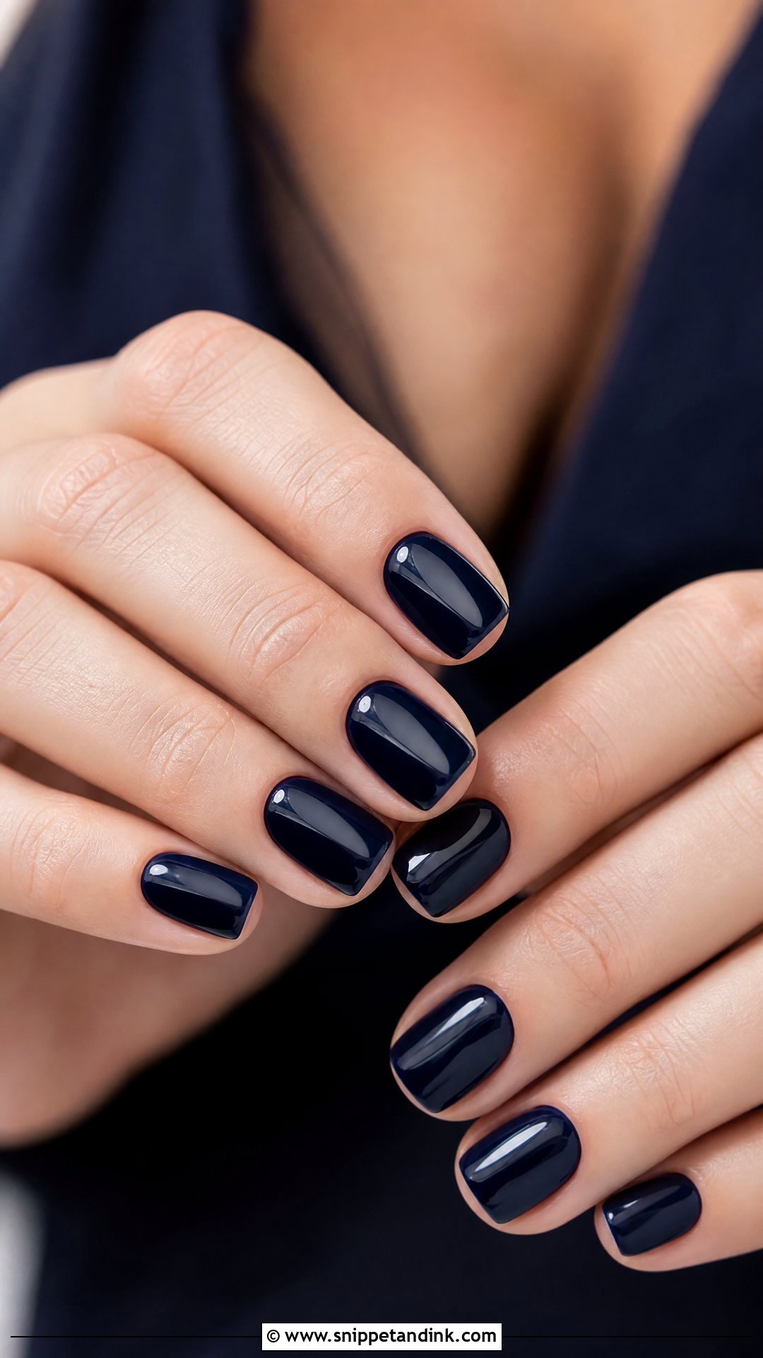 Mother Of The Bride Navy Nails - Snippet and Ink - 25 Mother of the Bride Nails