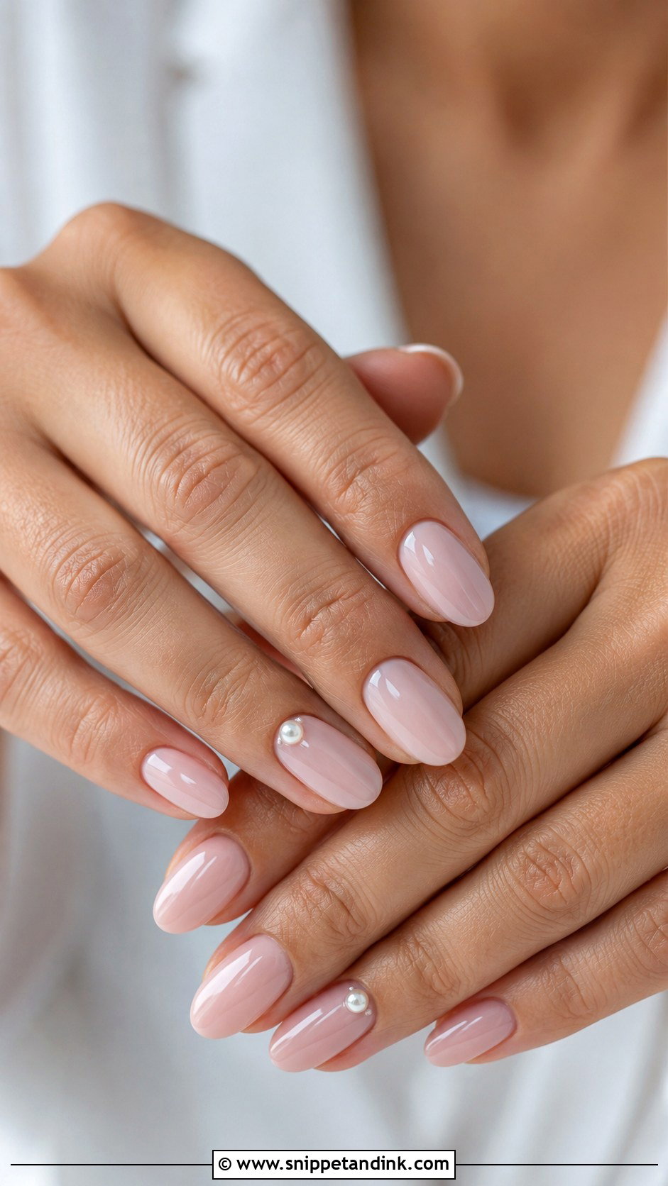 Mother Of The Bride Pearl Nails - Snippet and Ink - 20 Mother of the Bride Nails Ideas Mom