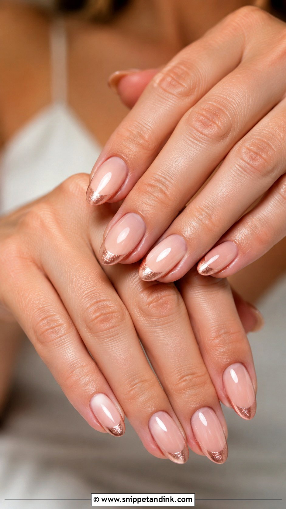 Mother Of The Bride Rose Gold Nails - Snippet and Ink - 20 Mother of the Bride Nails Ideas Mom