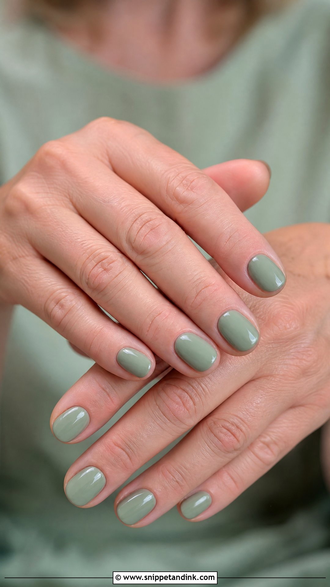 Mother Of The Bride Sage Green Nails - Snippet and Ink - 25 Mother of the Bride Nails