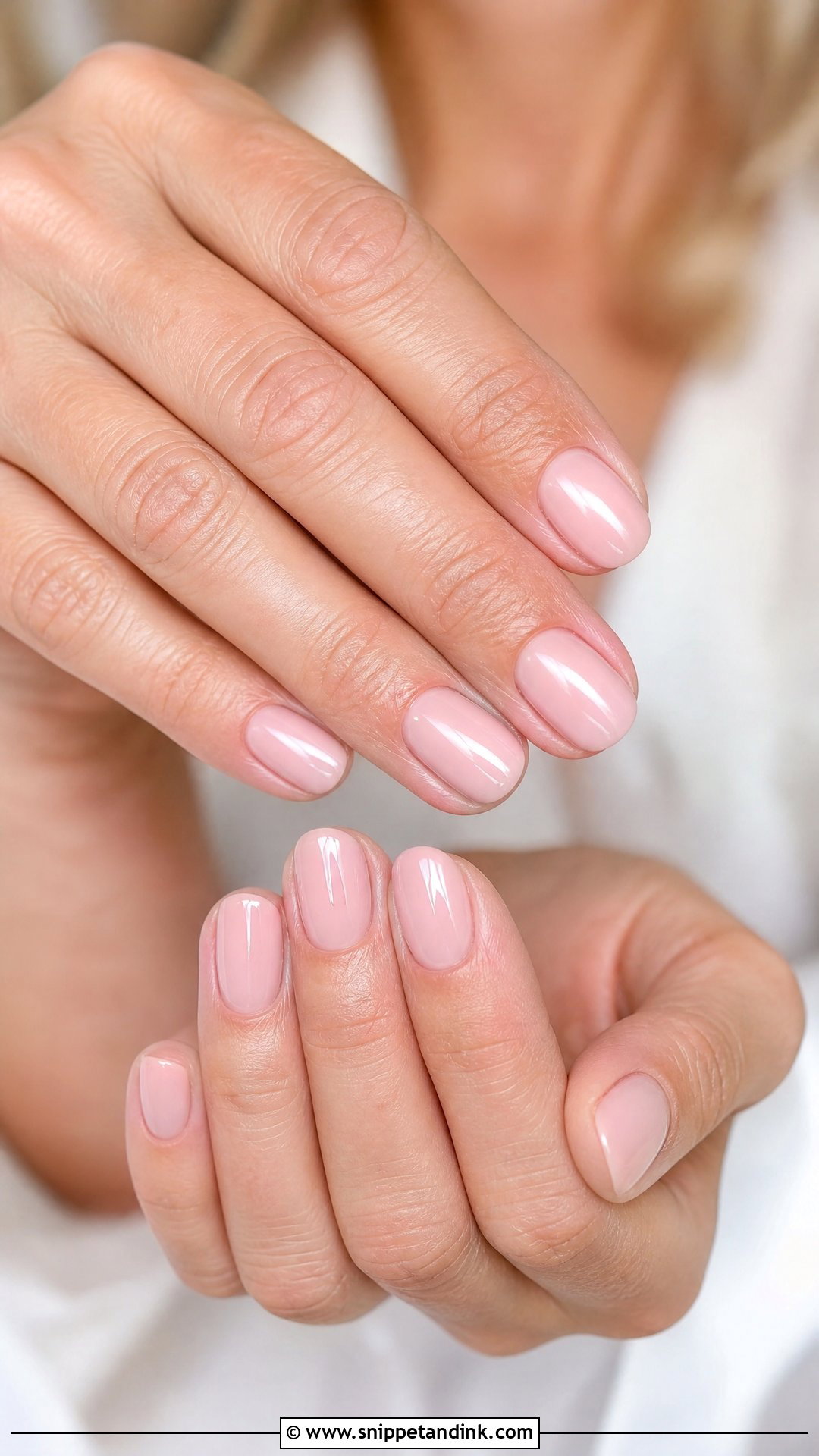Mother Of The Bride Sheer Pink Nails - Snippet and Ink - 25 Mother of the Bride Nails