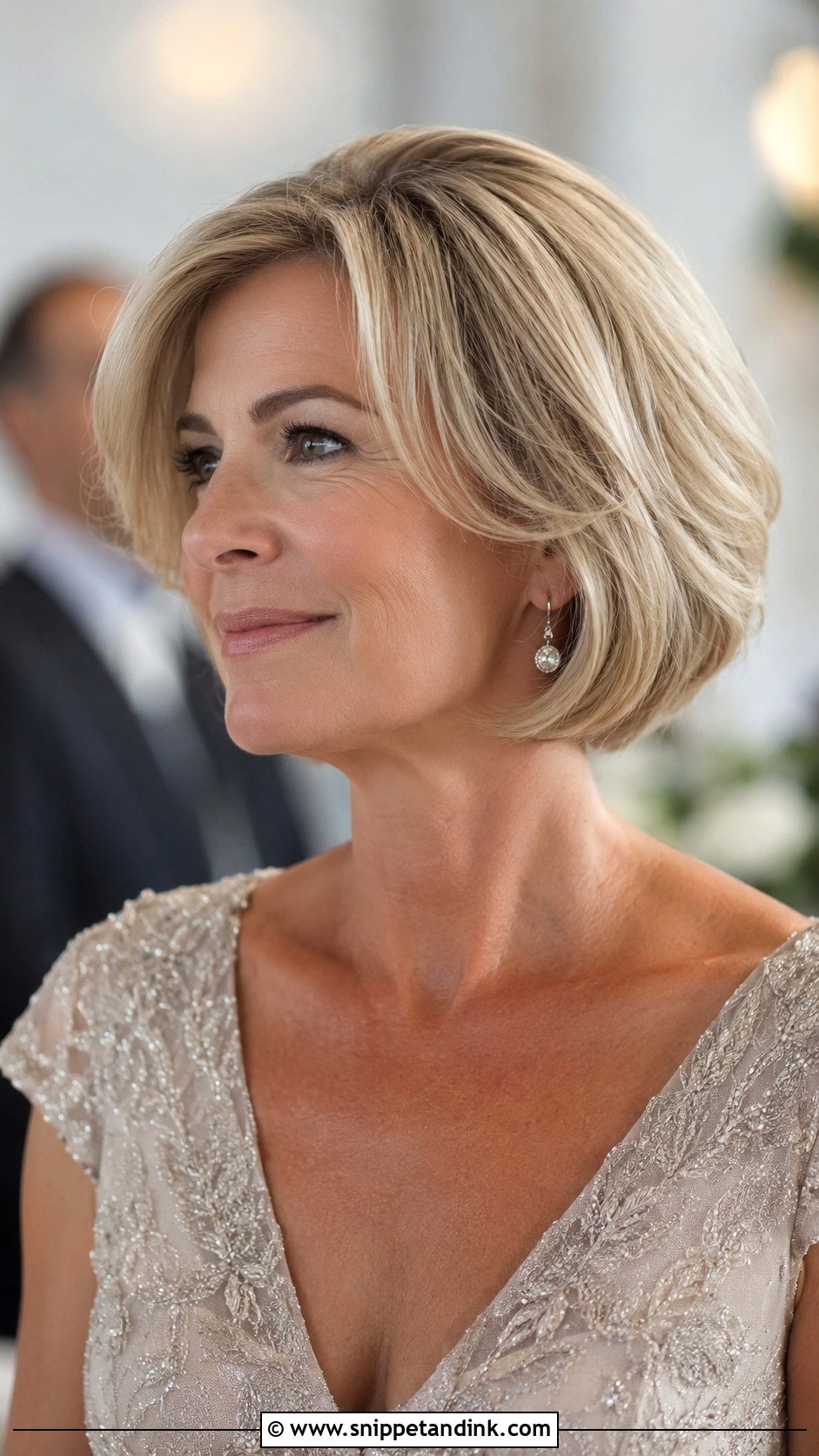 Mother Of The Bride Short Blonde Bob - Snippet and Ink - 15 Mother of Bride Hairstyles Short Hair