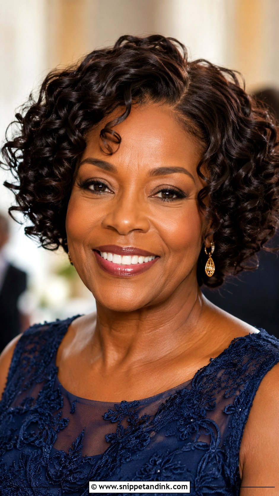 Mother Of The Bride Short Curly Bob - Snippet and Ink - 15 Mother of Bride Hairstyles Short Hair