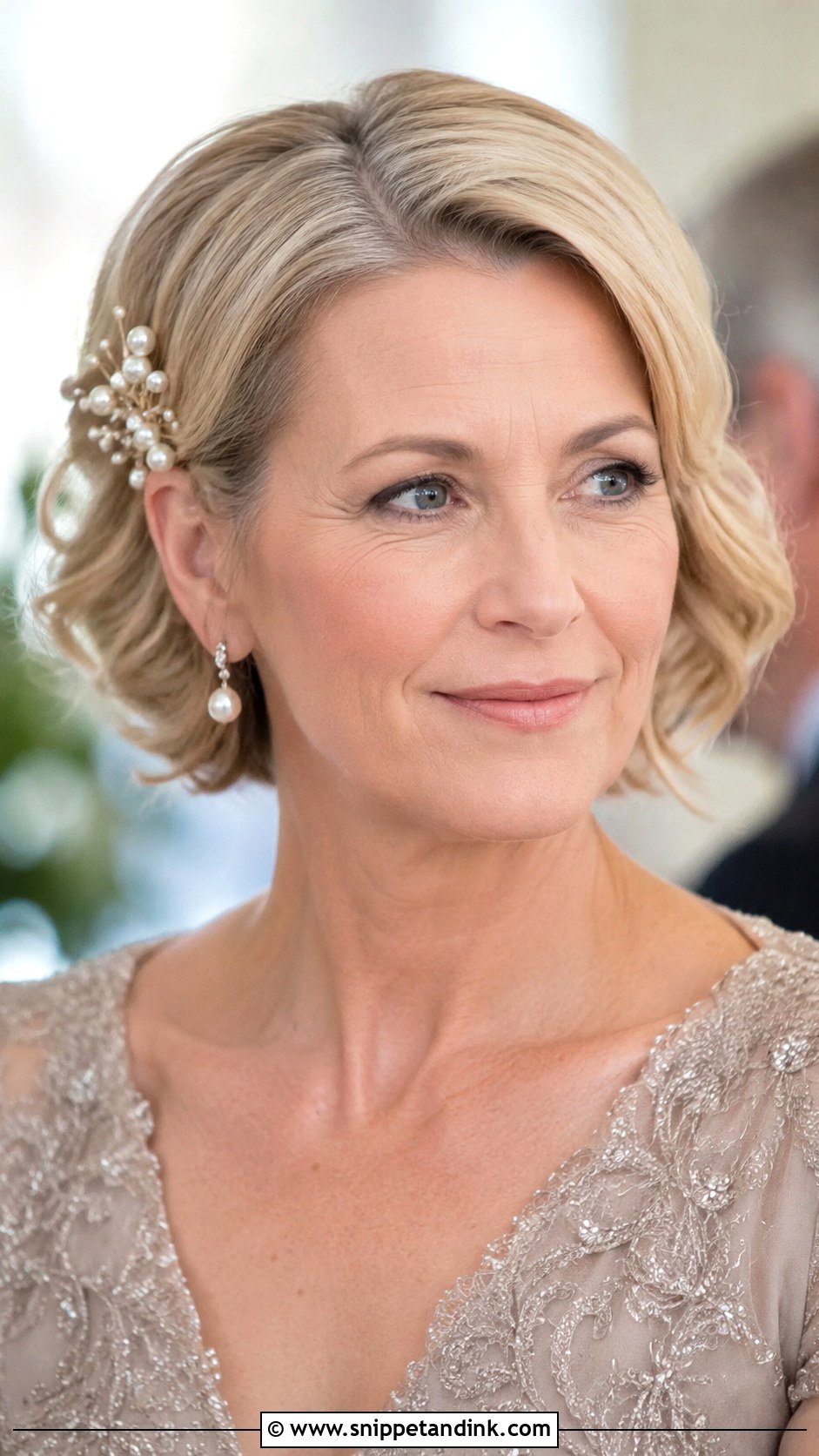 Mother Of The Bride Short Hair With Fascinator - Snippet and Ink - 15 Mother of Bride Short Hair Ideas