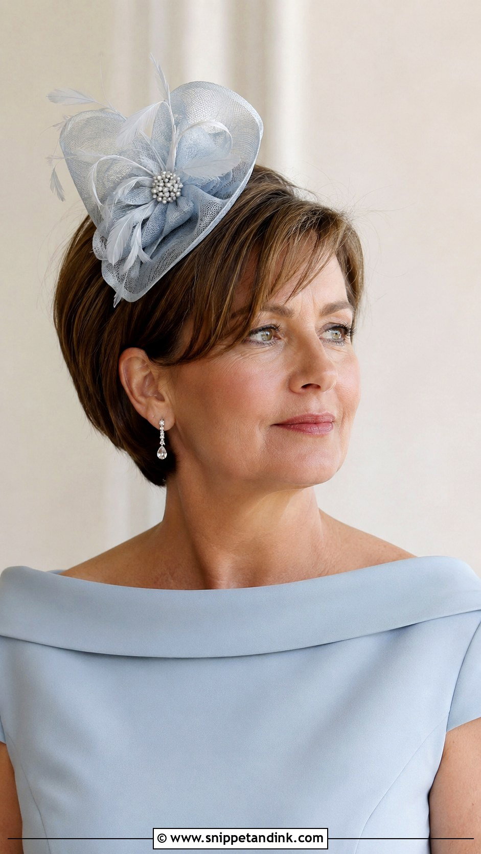 Mother Of The Bride Short Hair With Fascinator - Snippet and Ink - 15 Mother of Bride Hairstyles Short Hair