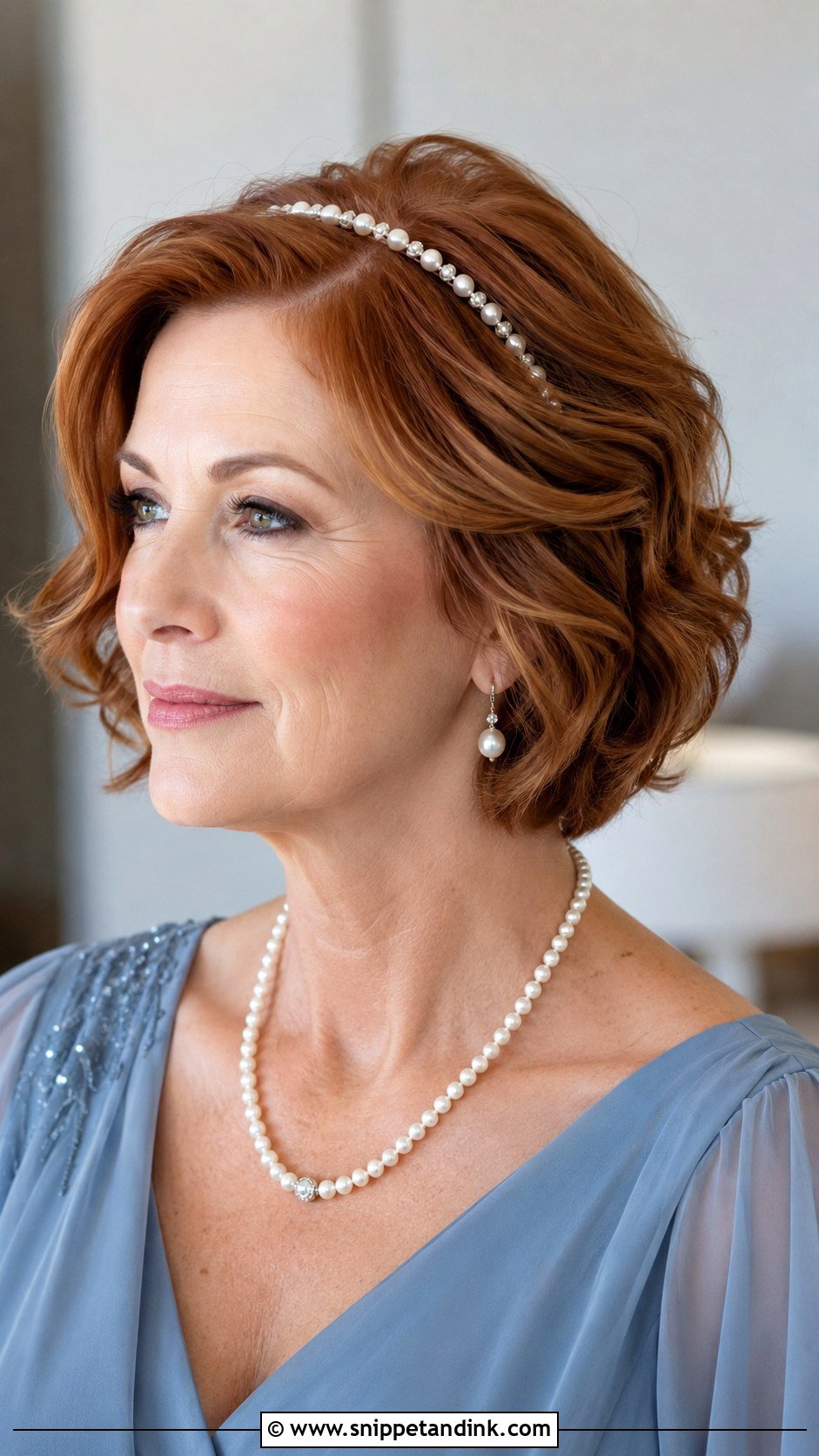 Mother Of The Bride Short Hair With Headband - Snippet and Ink - 15 Mother of Bride Hairstyles Short Hair