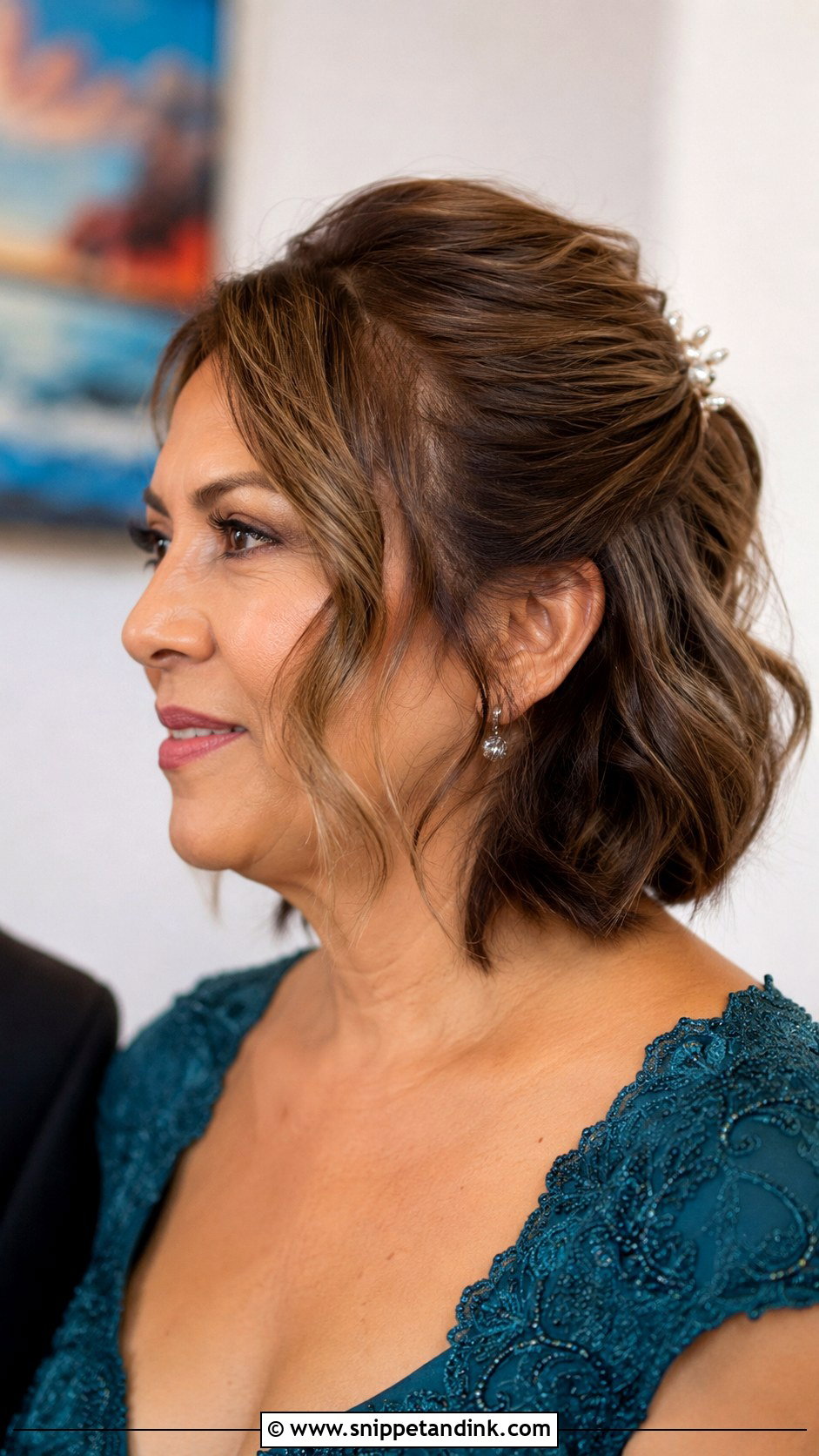 Mother Of The Bride Short Half Up Hairstyle - Snippet and Ink - 15 Mother of Bride Hairstyles Short Hair