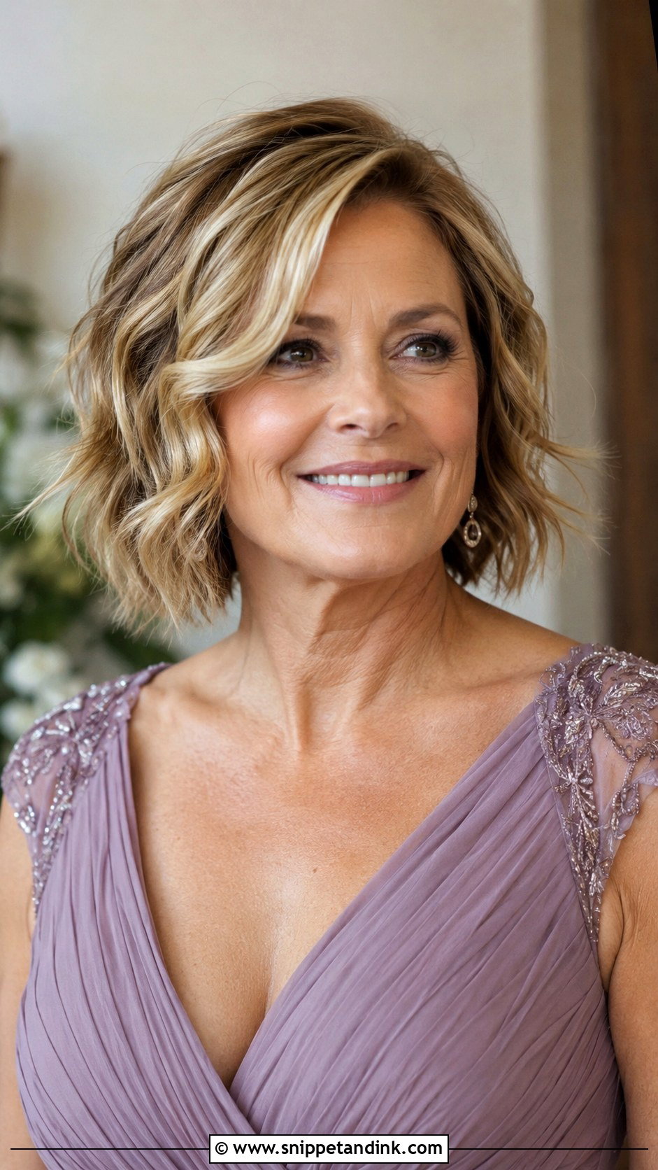 Mother Of The Bride Short Wavy Bob - Snippet and Ink - 15 Mother of Bride Hairstyles Short Hair