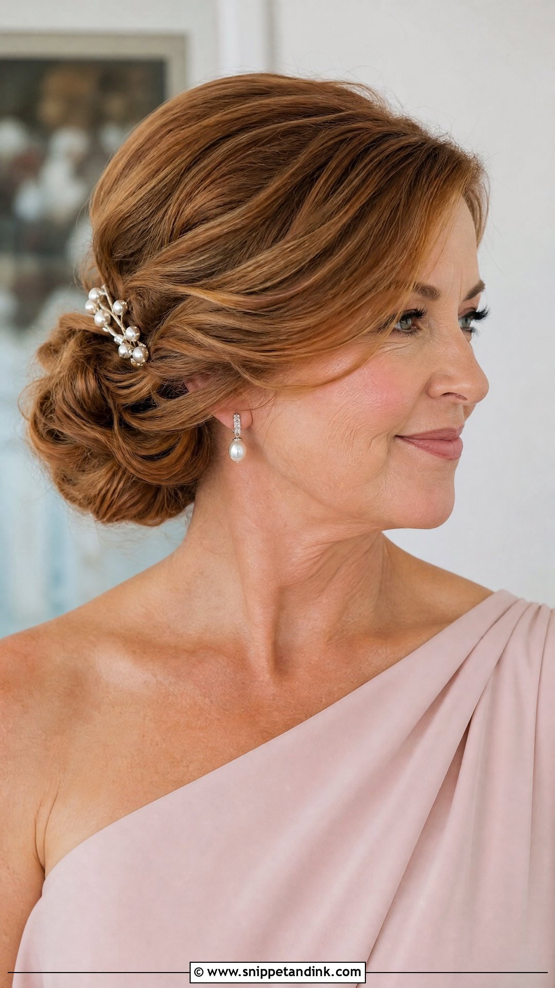 Mother Of The Bride Side Bun - Snippet and Ink - 20 Updos for Mother of the Bride