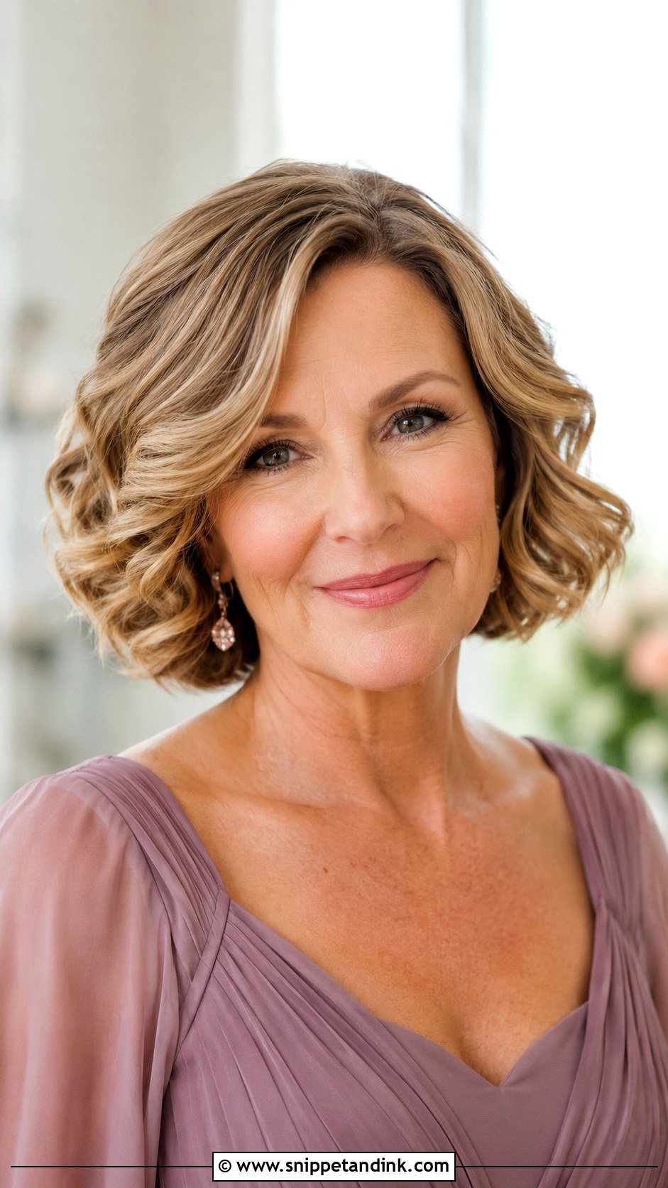 Mother Of The Bride Soft Curled Bob - Snippet and Ink - 15 Hairstyles for Mother of Bride