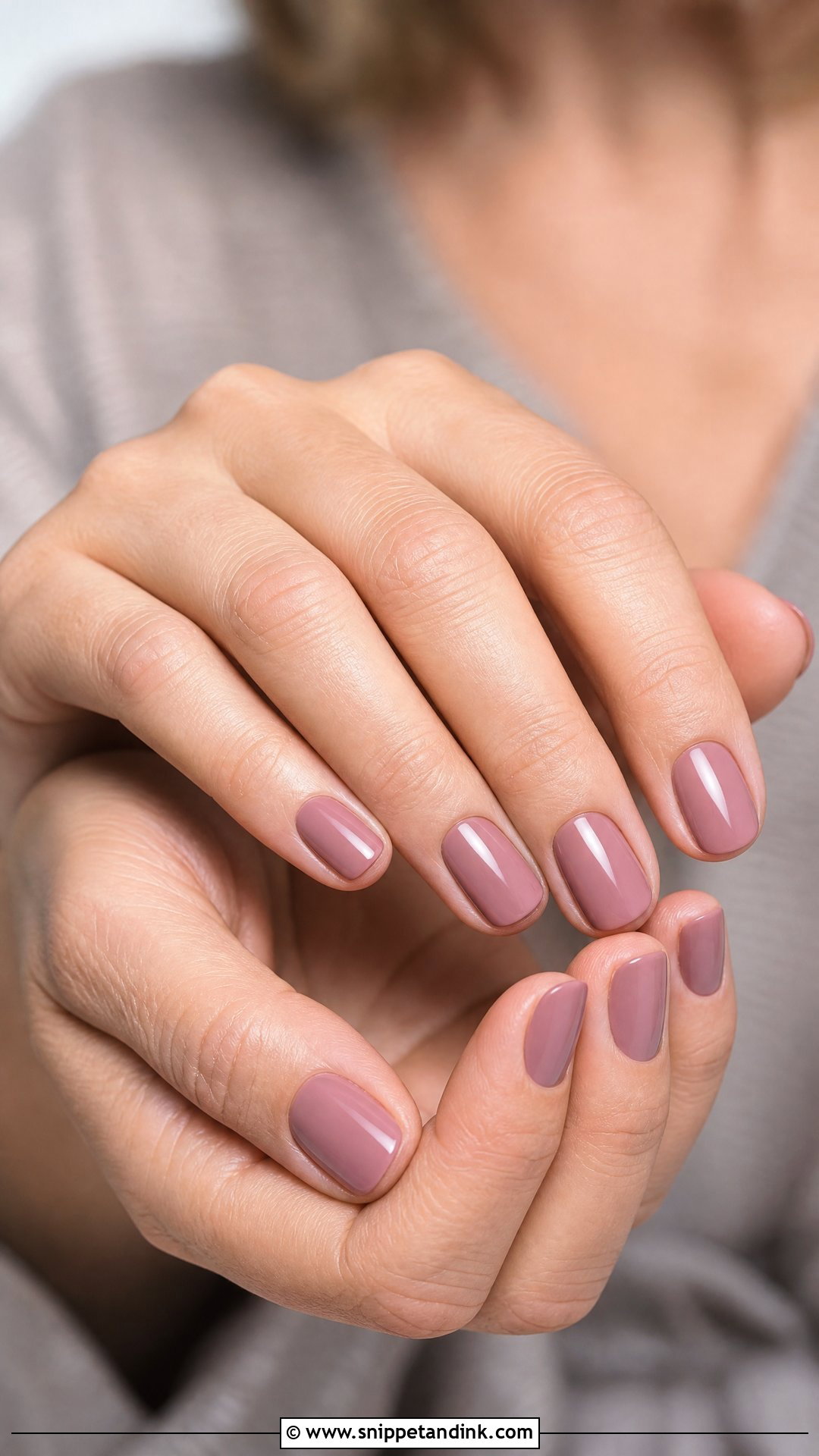 Mother Of The Bride Soft Mauve Nails - Snippet and Ink - 25 Mother of the Bride Nails