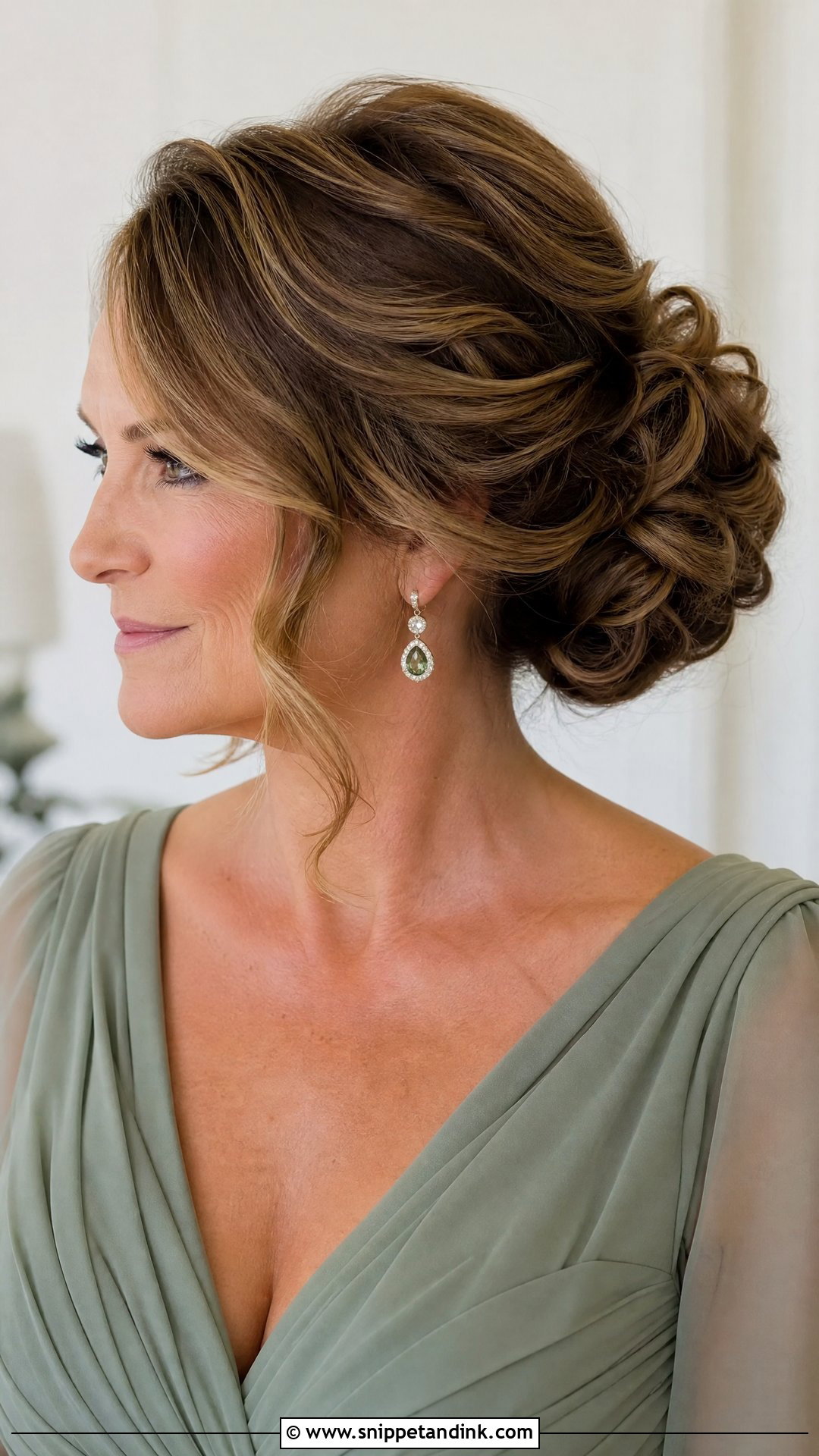 Mother Of The Bride Textured Bun - Snippet and Ink - 20 Updos for Mother of the Bride
