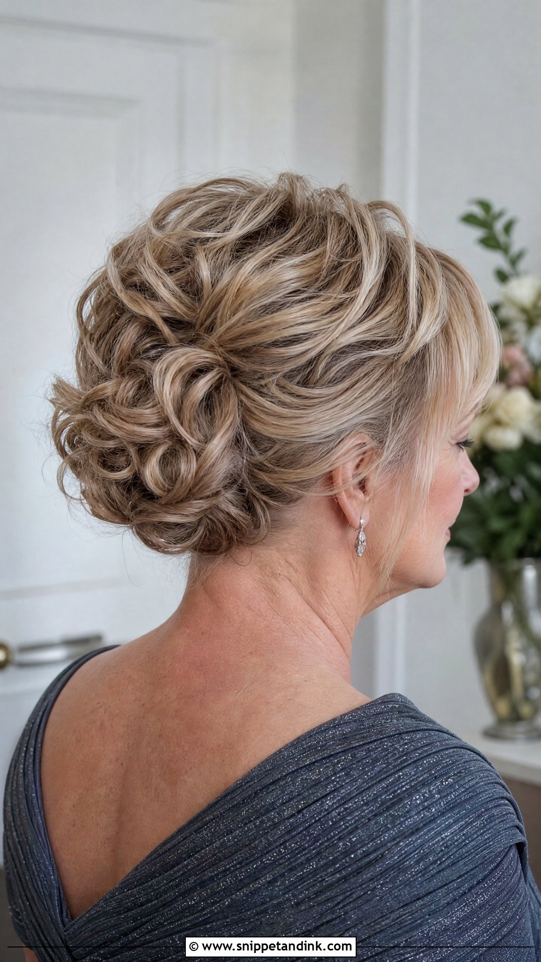 Mother Of The Bride Updo For Short Hair - Snippet and Ink - 20 Mother of Bride Updo Hairstyles