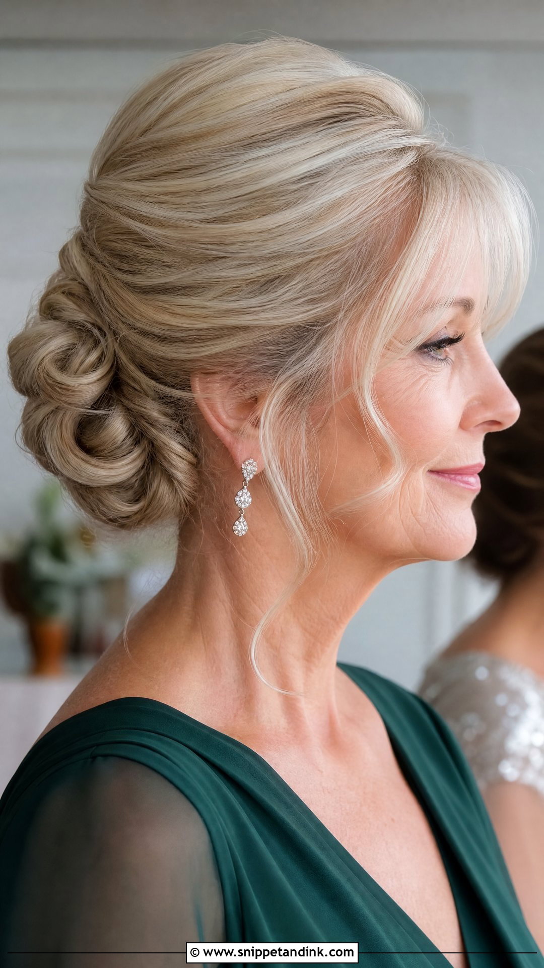 Mother Of The Bride Updo With Crown Volume - Snippet and Ink - 20 Mother of Bride Updo Hairstyles