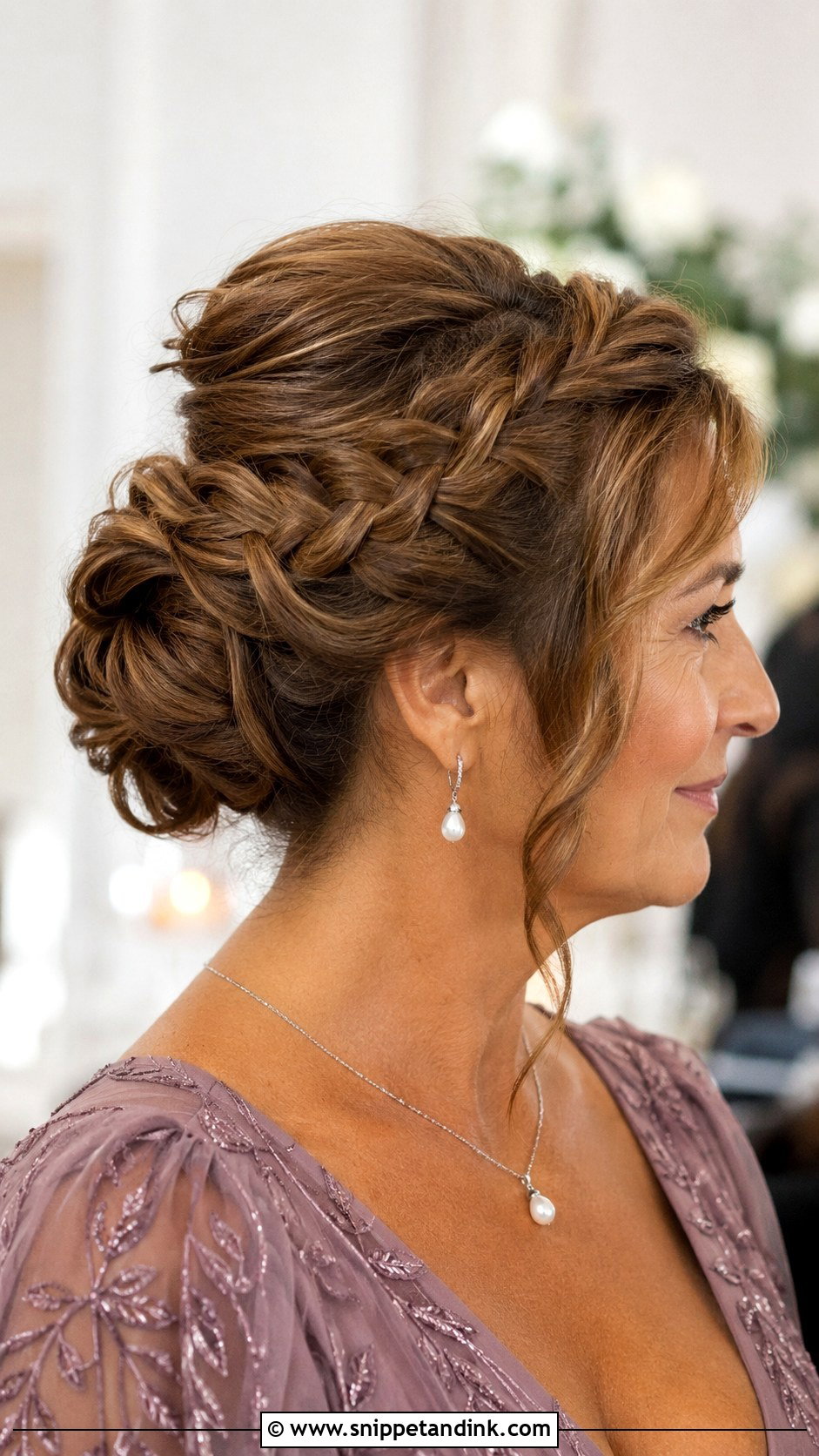 Mother Of The Groom Braided Updo - Snippet and Ink - 15 Mom of Groom Hairstyles