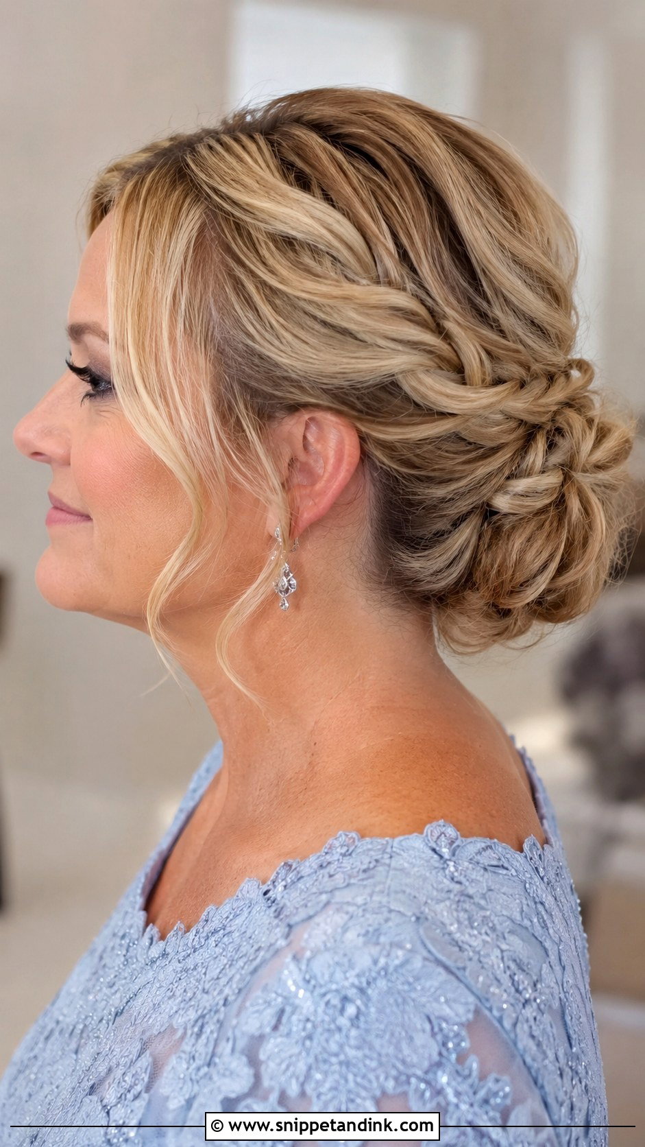 Mother Of The Groom Braided Updo - Snippet and Ink - 15 Mother of the Groom Wedding Hairstyles