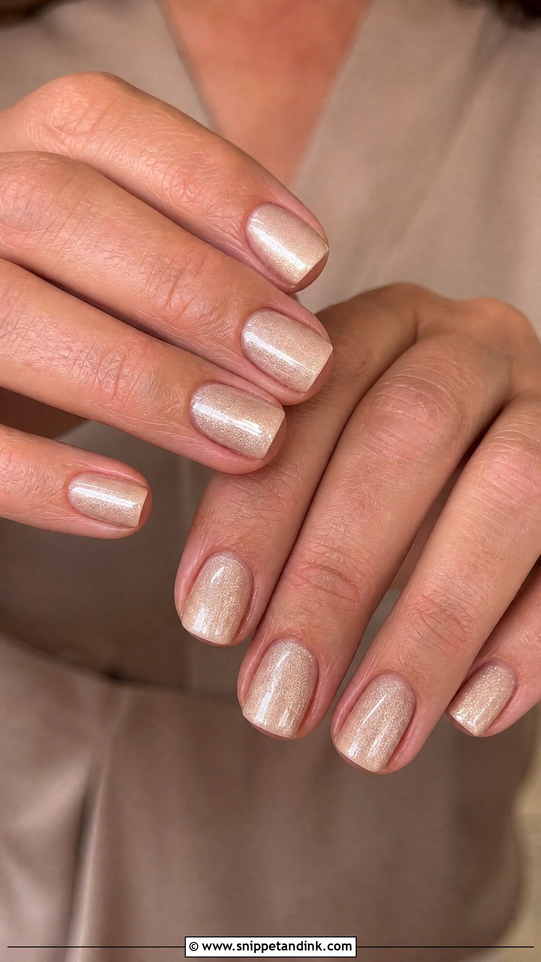 Mother Of The Groom Champagne Nails - Snippet and Ink - 25 Mother of the Groom Nails