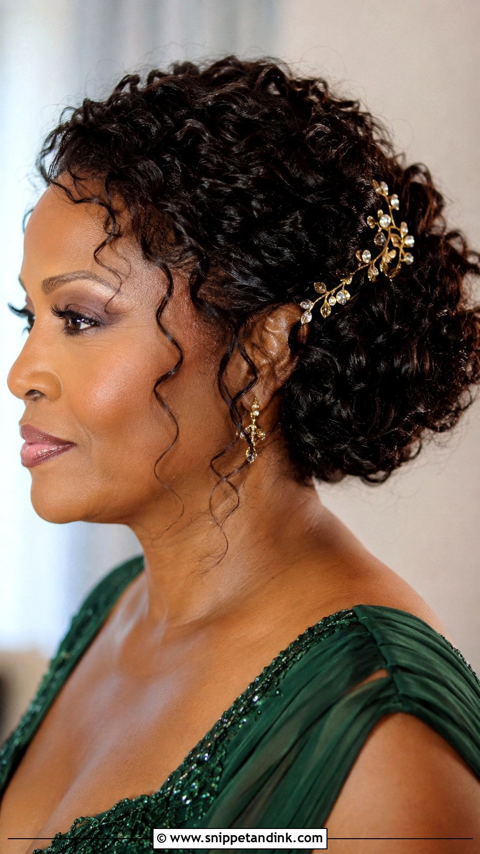 Mother Of The Groom Curly Updo - Snippet and Ink - 15 Mother of the Groom Wedding Hairstyles