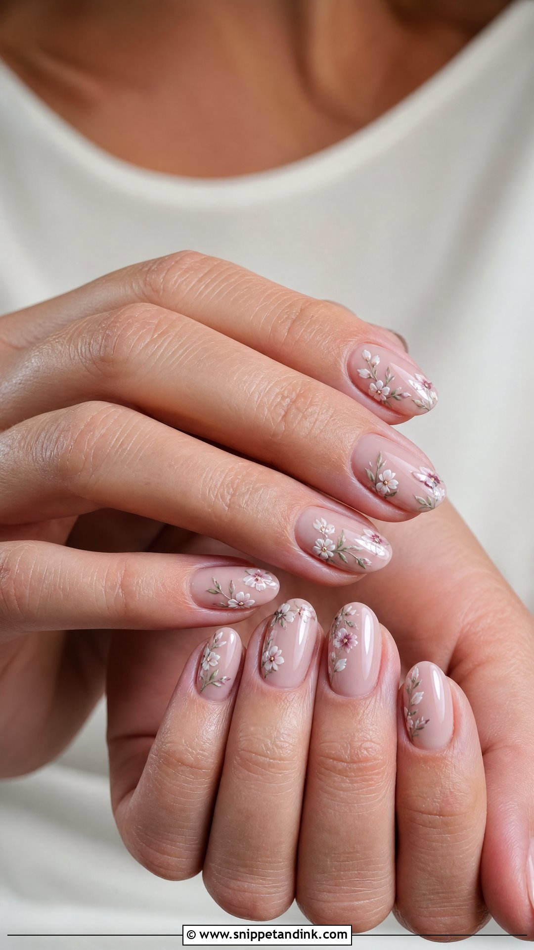 Mother Of The Groom Floral Nails - Snippet and Ink - 25 Mother of the Groom Nails