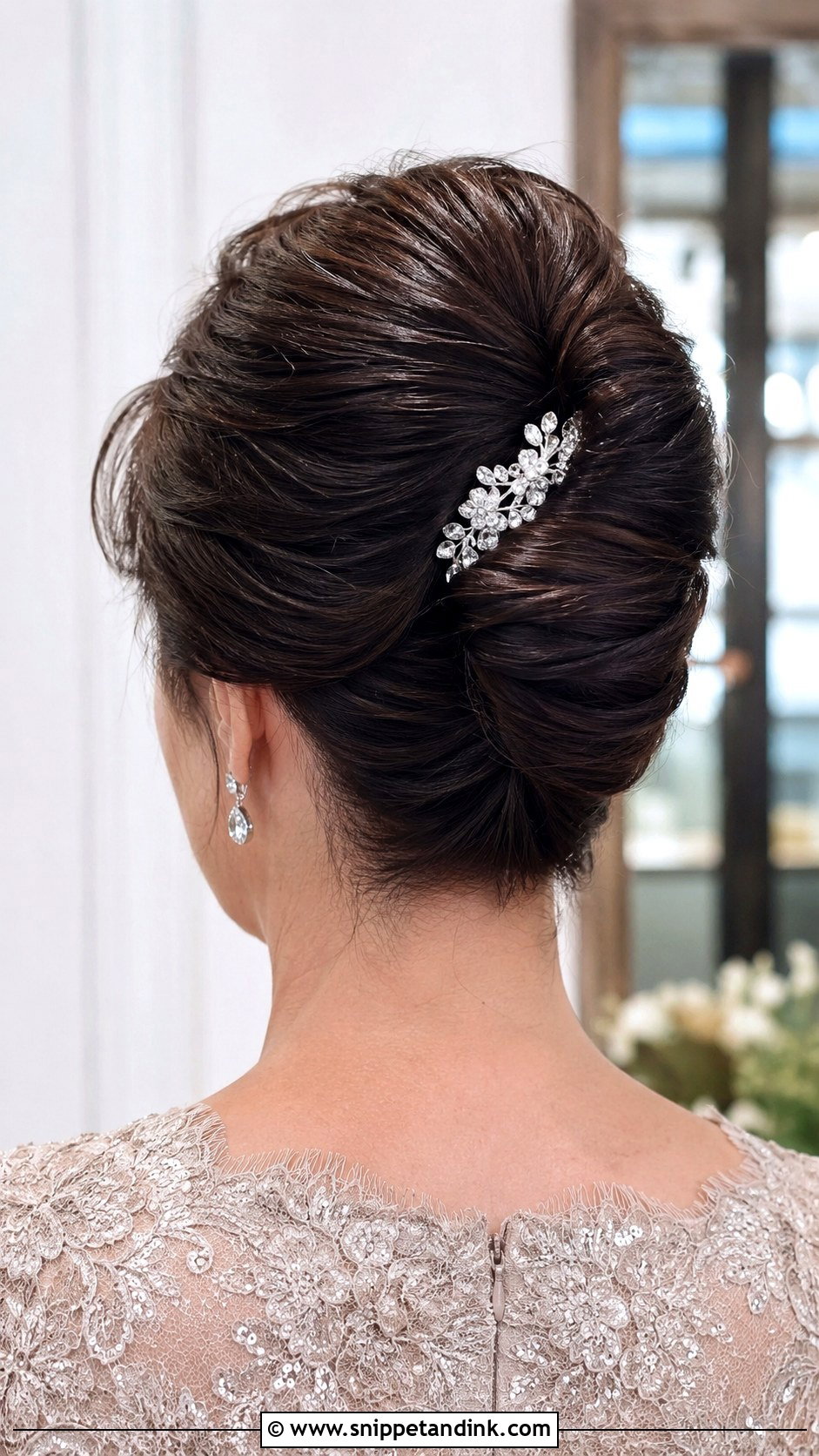 Mother Of The Groom French Twist - Snippet and Ink - 15 Mother of the Groom Wedding Hairstyles