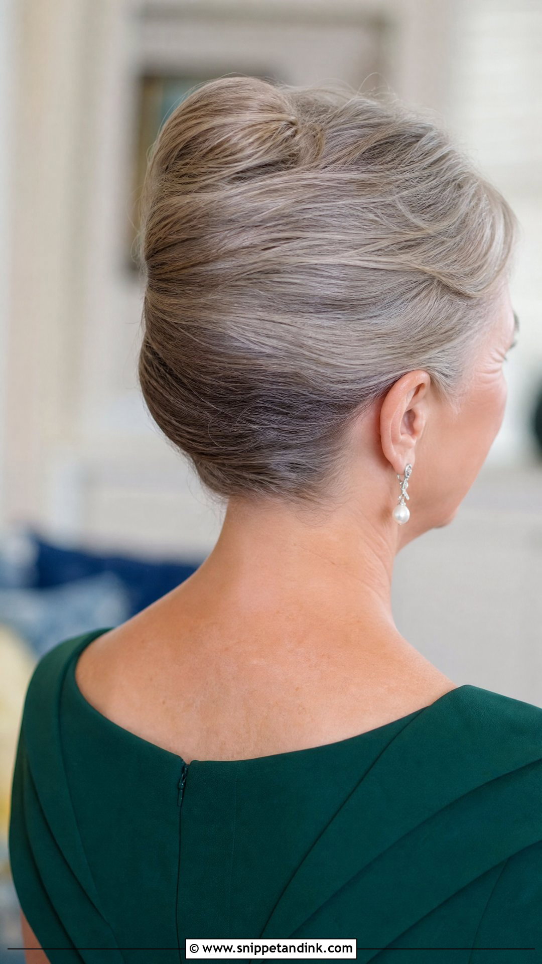 Mother Of The Groom French Twist - Snippet and Ink - 20 Wedding Hair for Mother of the Groom Ideas