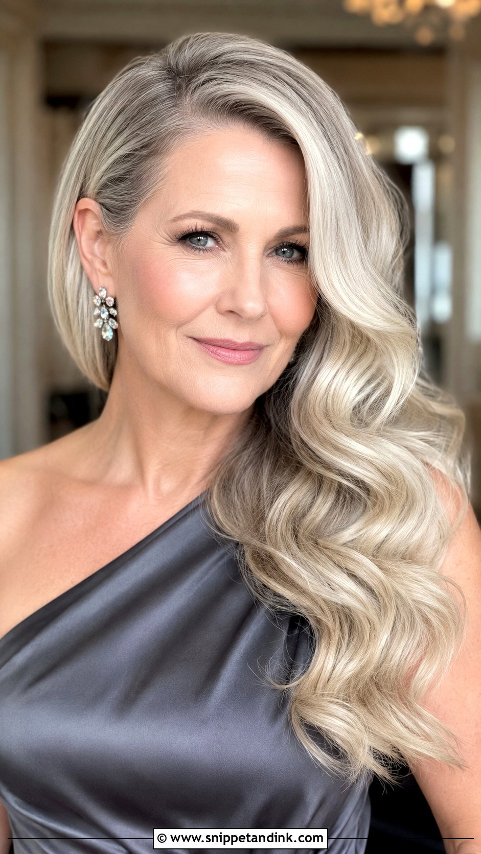 Mother Of The Groom Long Hair With Soft Waves - Snippet and Ink - 15 Mother of the Groom Long Hairstyles