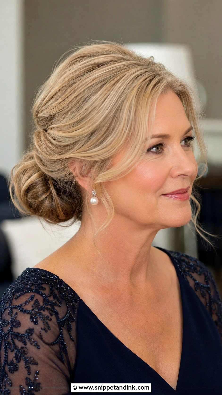 Mother Of The Groom Low Chignon - Snippet and Ink - 15 Hair for Mother of the Groom Ideas