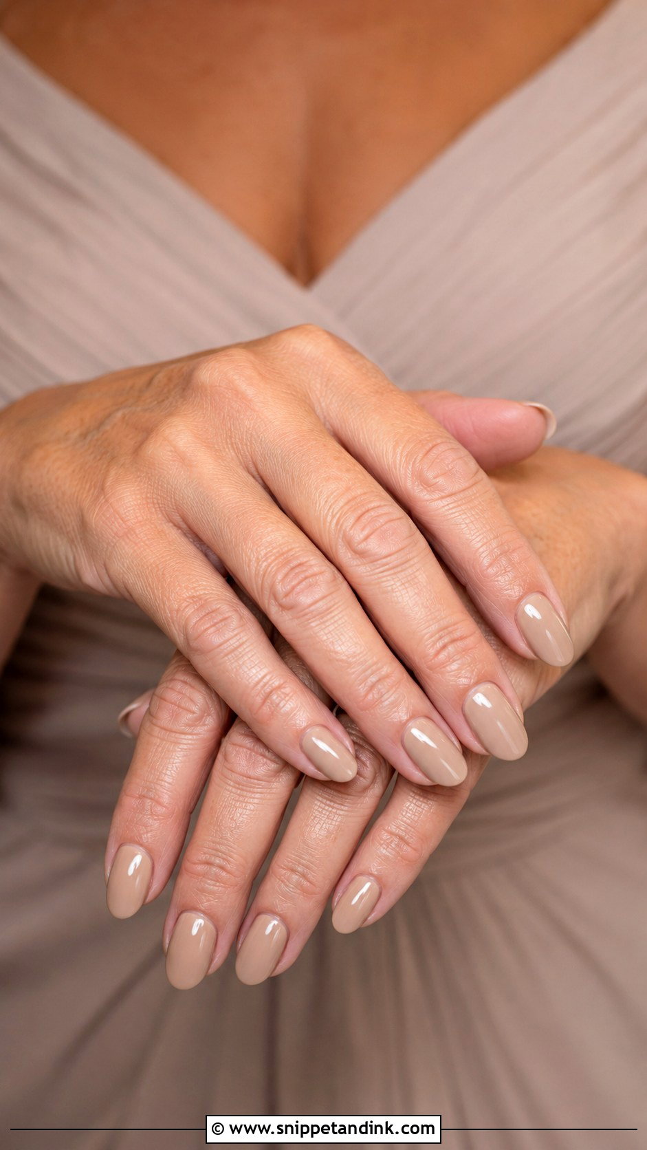 Mother Of The Groom Nude Almond Nails - Snippet and Ink - 20 Mother of the Groom Nails Ideas