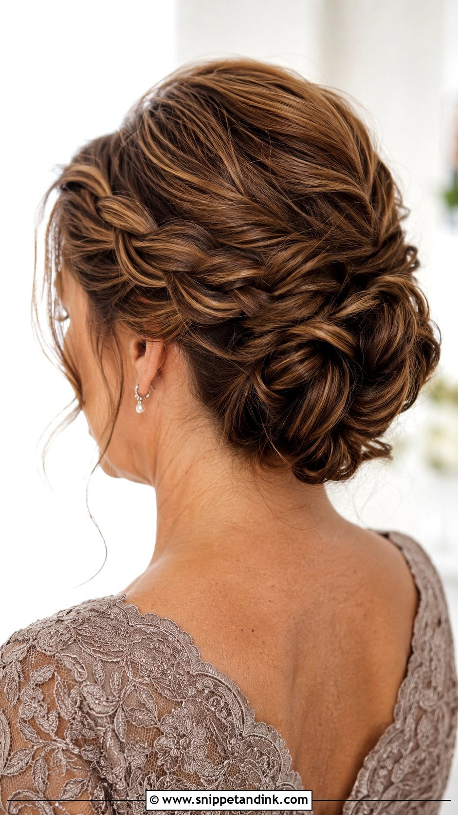 Mother of the Bride Braided Updo - Snippet and Ink - 15 Hairstyles for Brides Mom