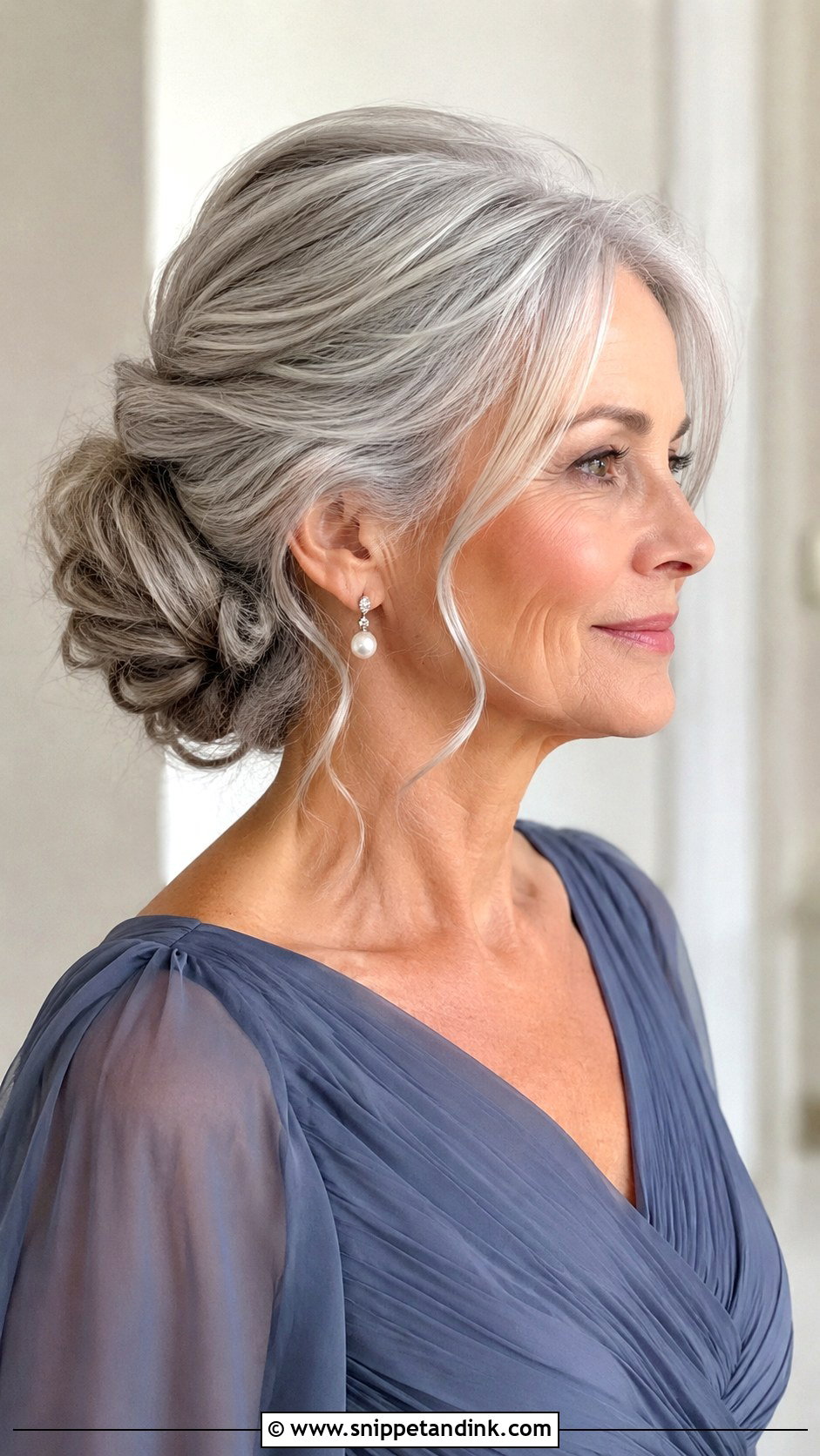 Mother of the Bride Gray Hair Updo - Snippet and Ink - 15 Hairstyles for Brides Mom