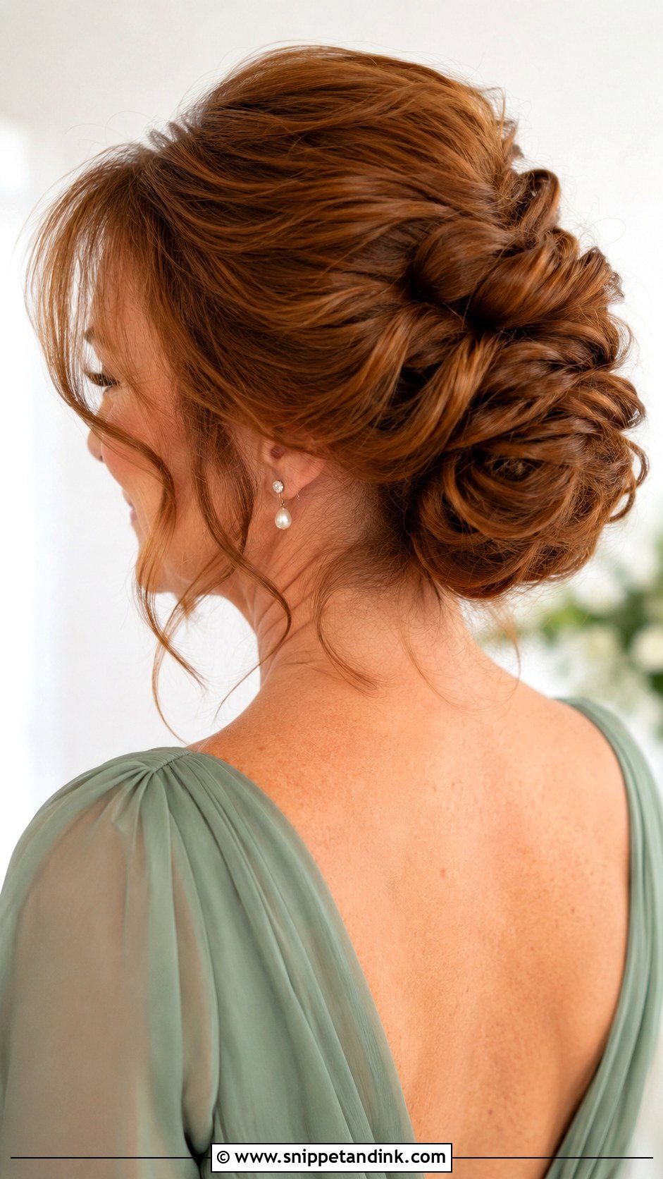 Mother of the Bride Textured Bun - Snippet and Ink - 15 Hairstyles for Brides Mom