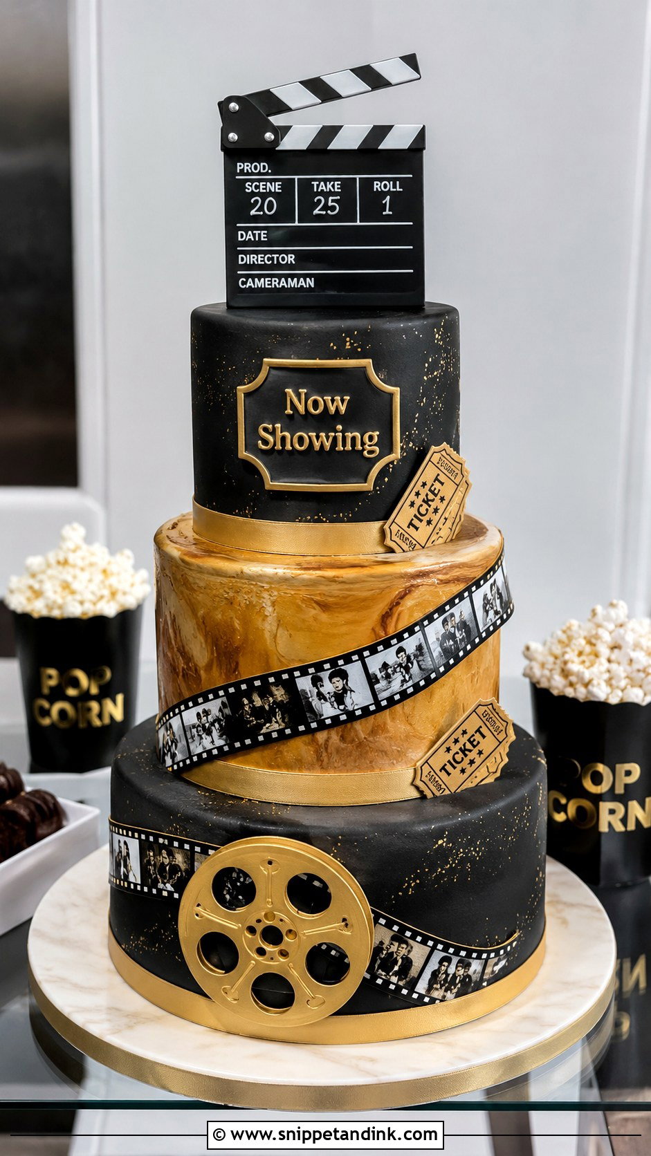 Movie Groom Cake - Snippet and Ink - 20 Groom Cake Ideas
