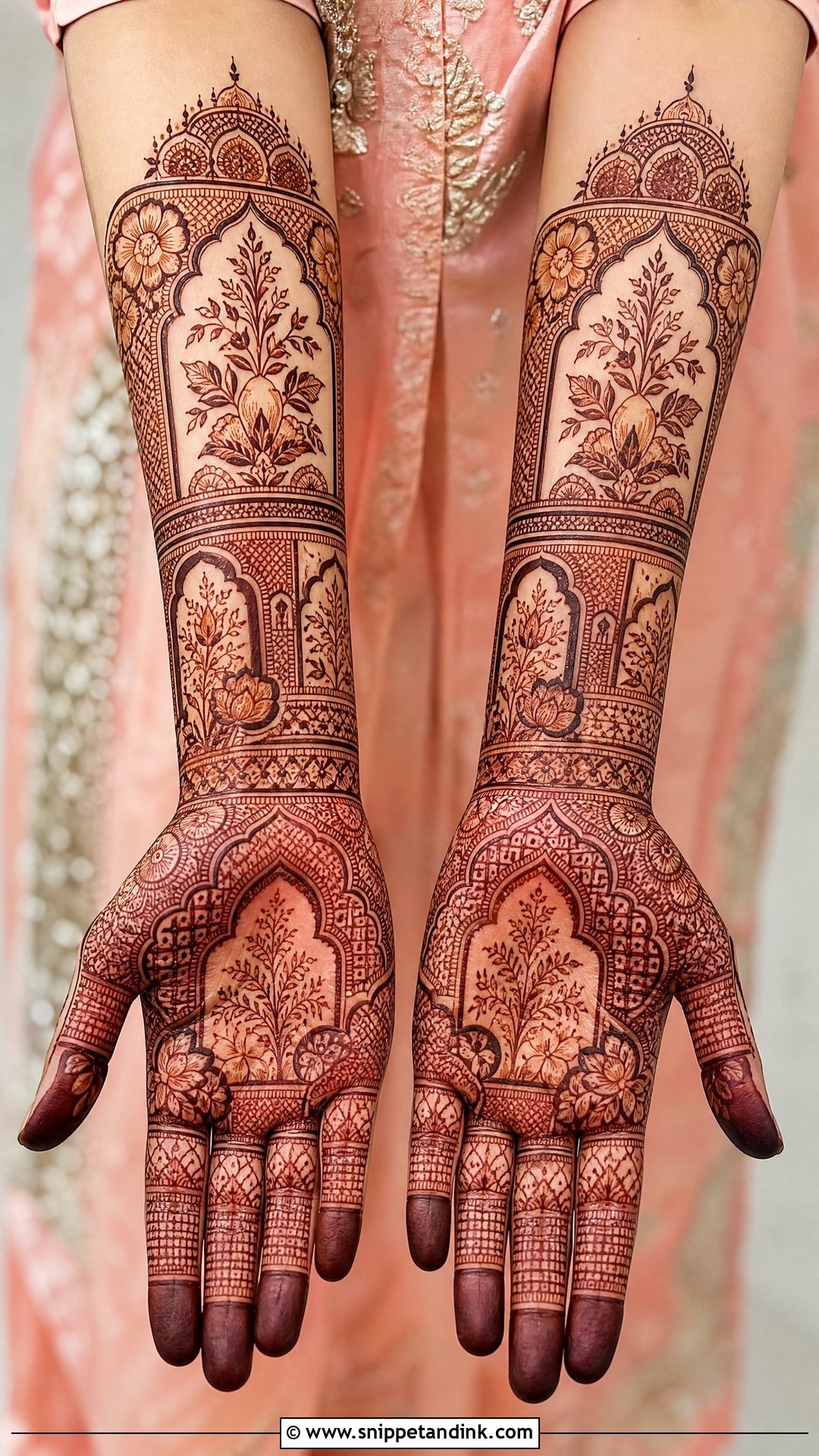 Mughal Pakistani Bridal Mehndi - Snippet and Ink - 25 Pakistani Bridal Mehndi Designs